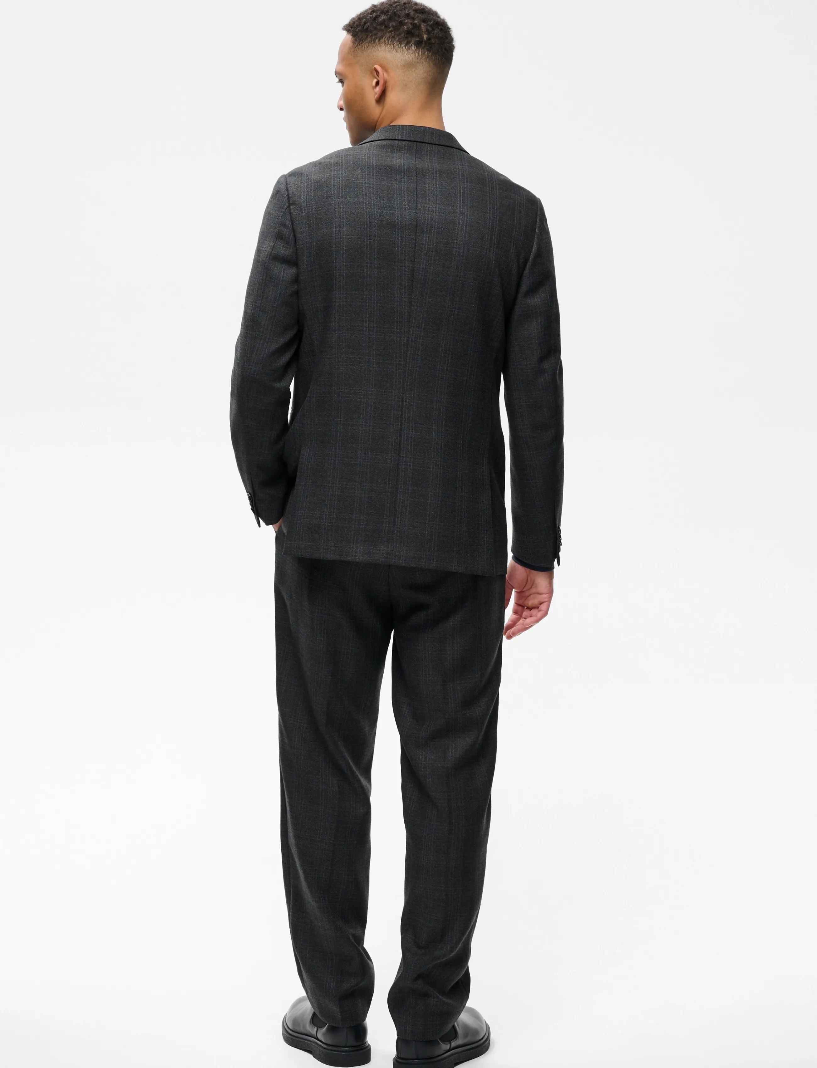 Matinique - MAcharles - einreiher - dark grey melange - 3