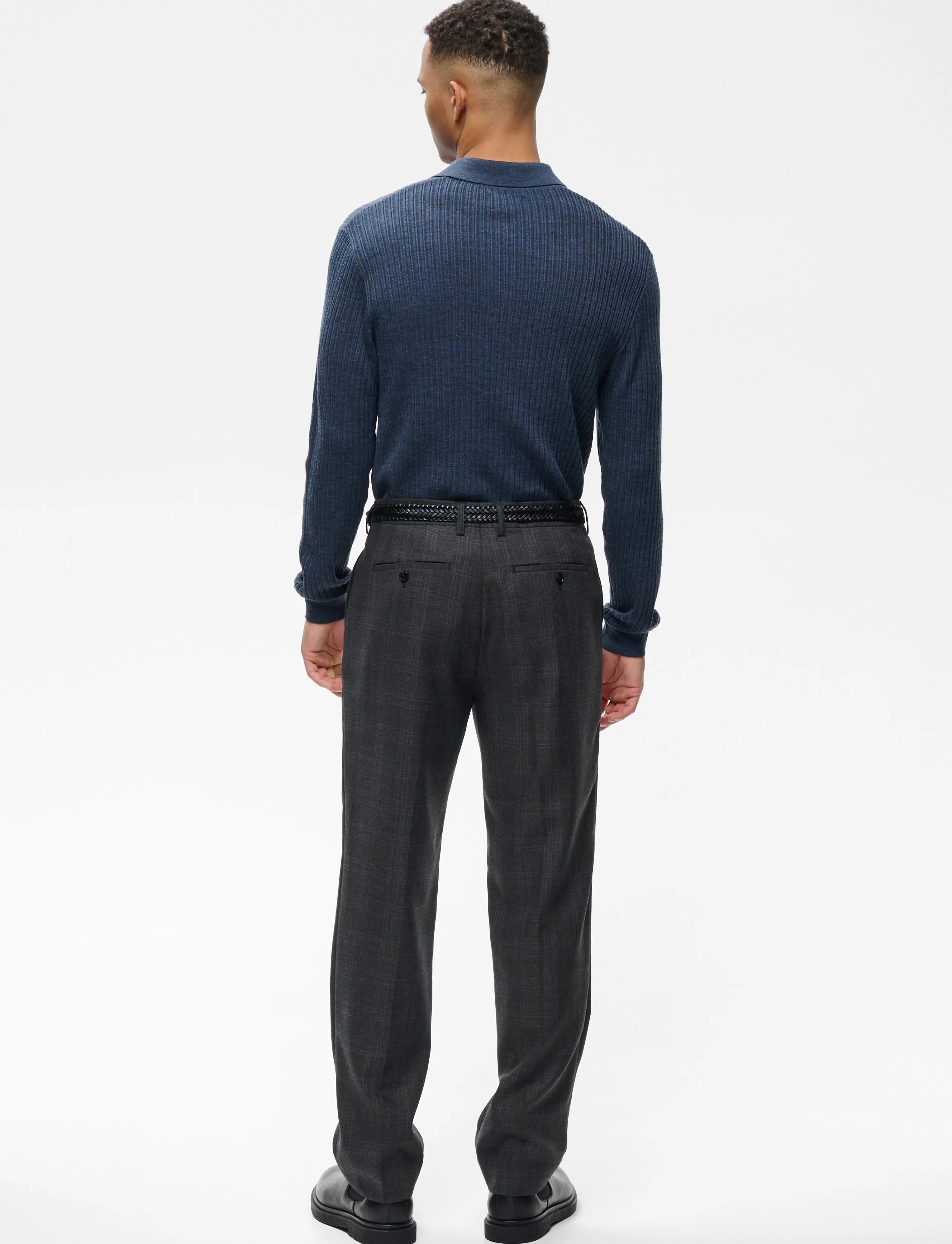 Matinique - MAwesley Pant - Ülikonnapüksid - dark grey melange - 3