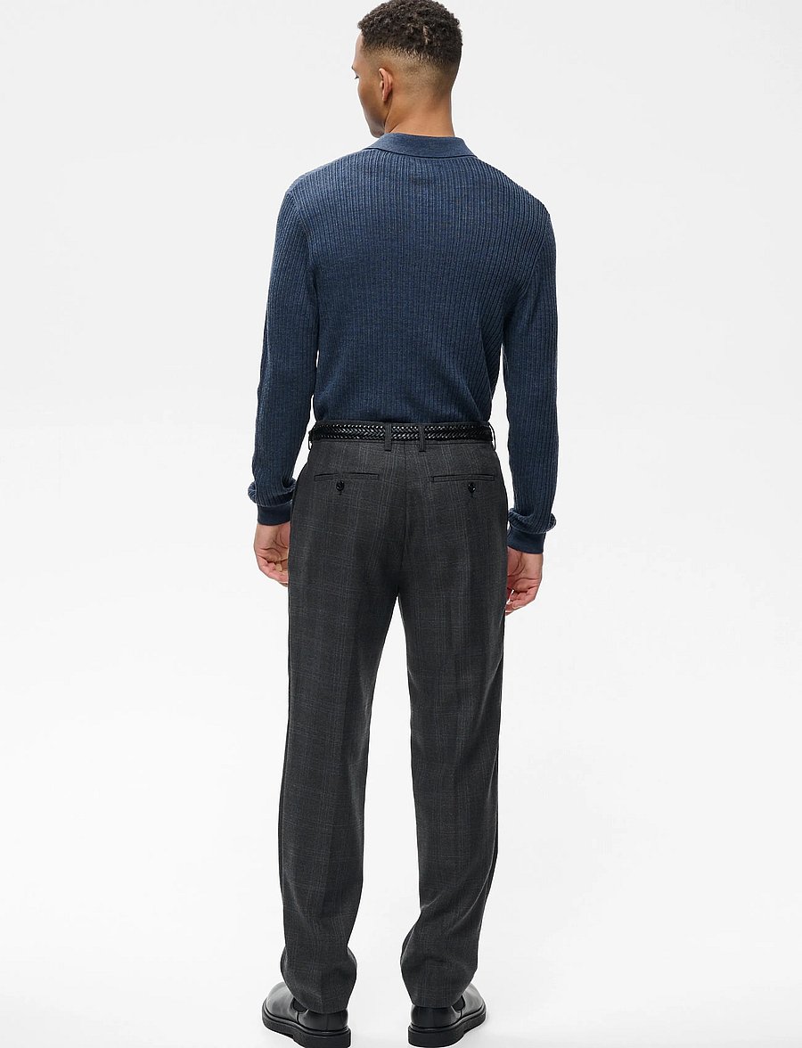 Matinique - MAwesley Pant - Ülikonnapüksid - dark grey melange - 3