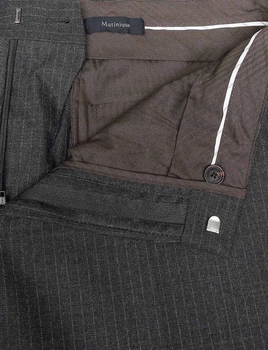 Matinique - MAwesley Pant - anzugshosen - turkish coffee - 4