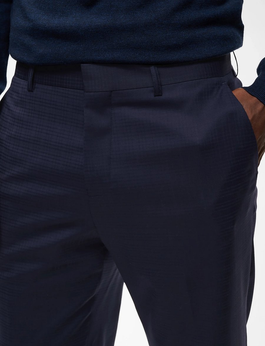 Matinique - MAwesley Pant - anzugshosen - dark navy - 3