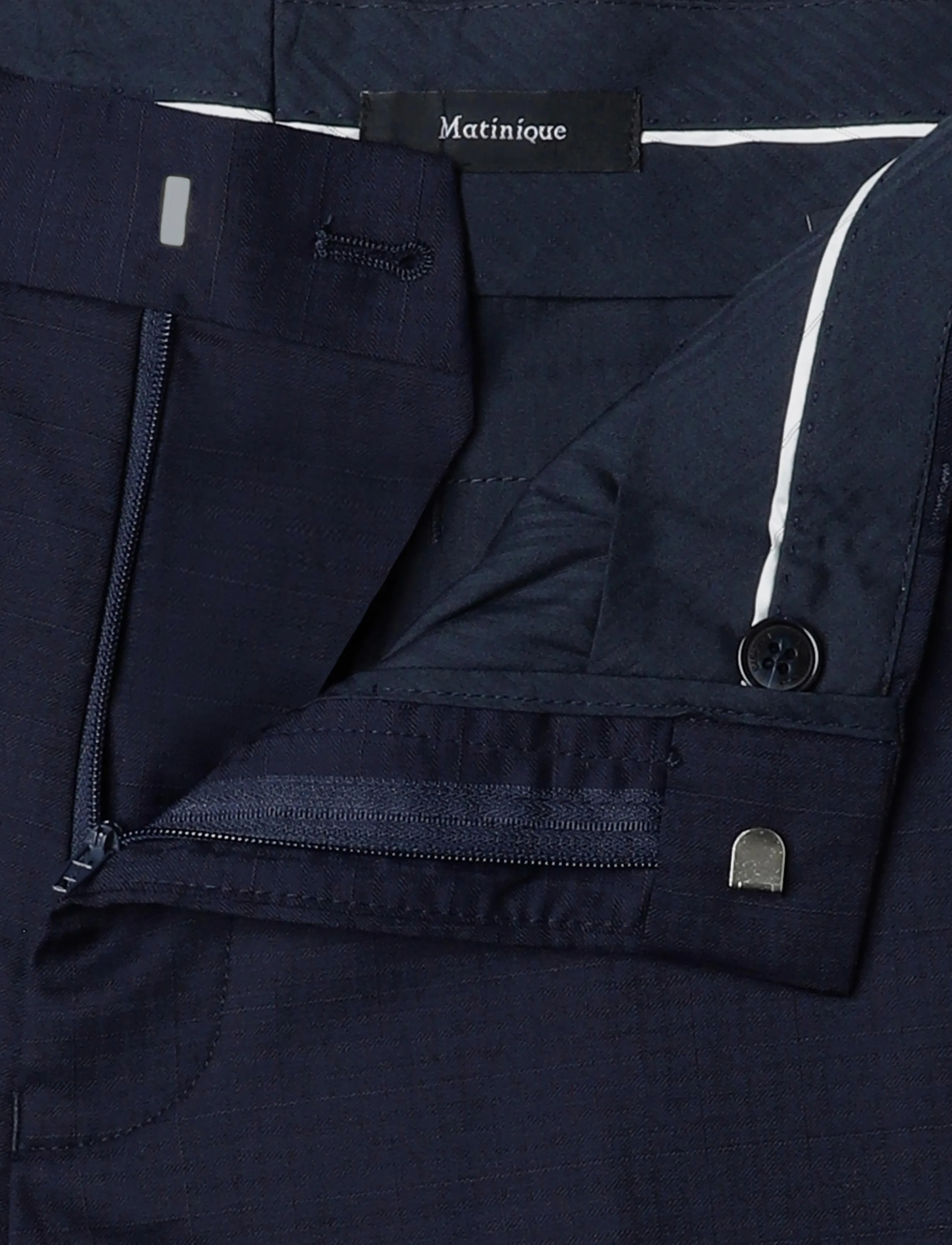 Matinique - MAwesley Pant - anzugshosen - dark navy - 4