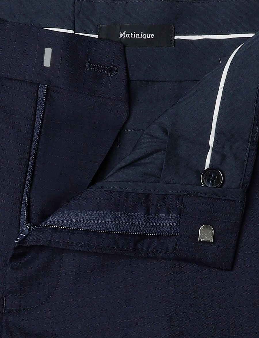 Matinique - MAwesley Pant - anzugshosen - dark navy - 4