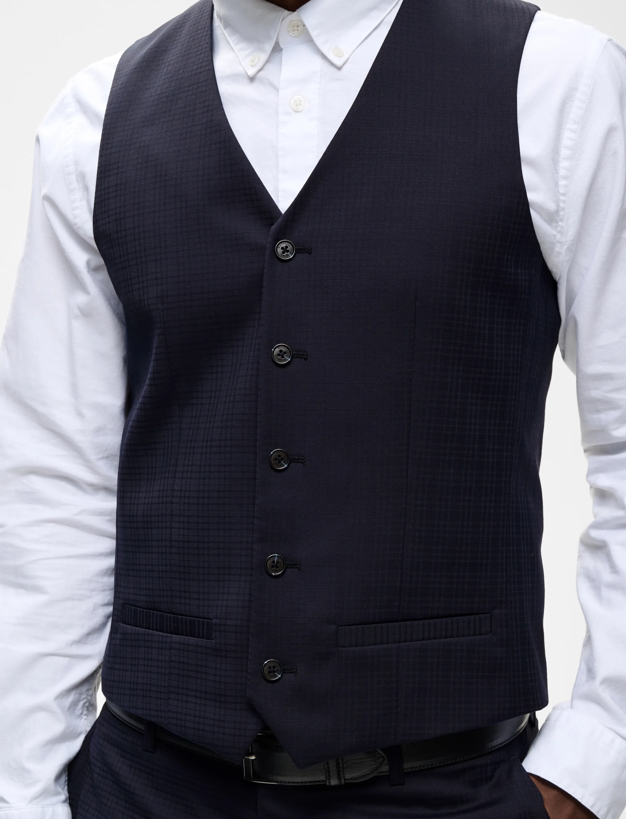 Matinique - MAbreck - vest - dark navy - 4
