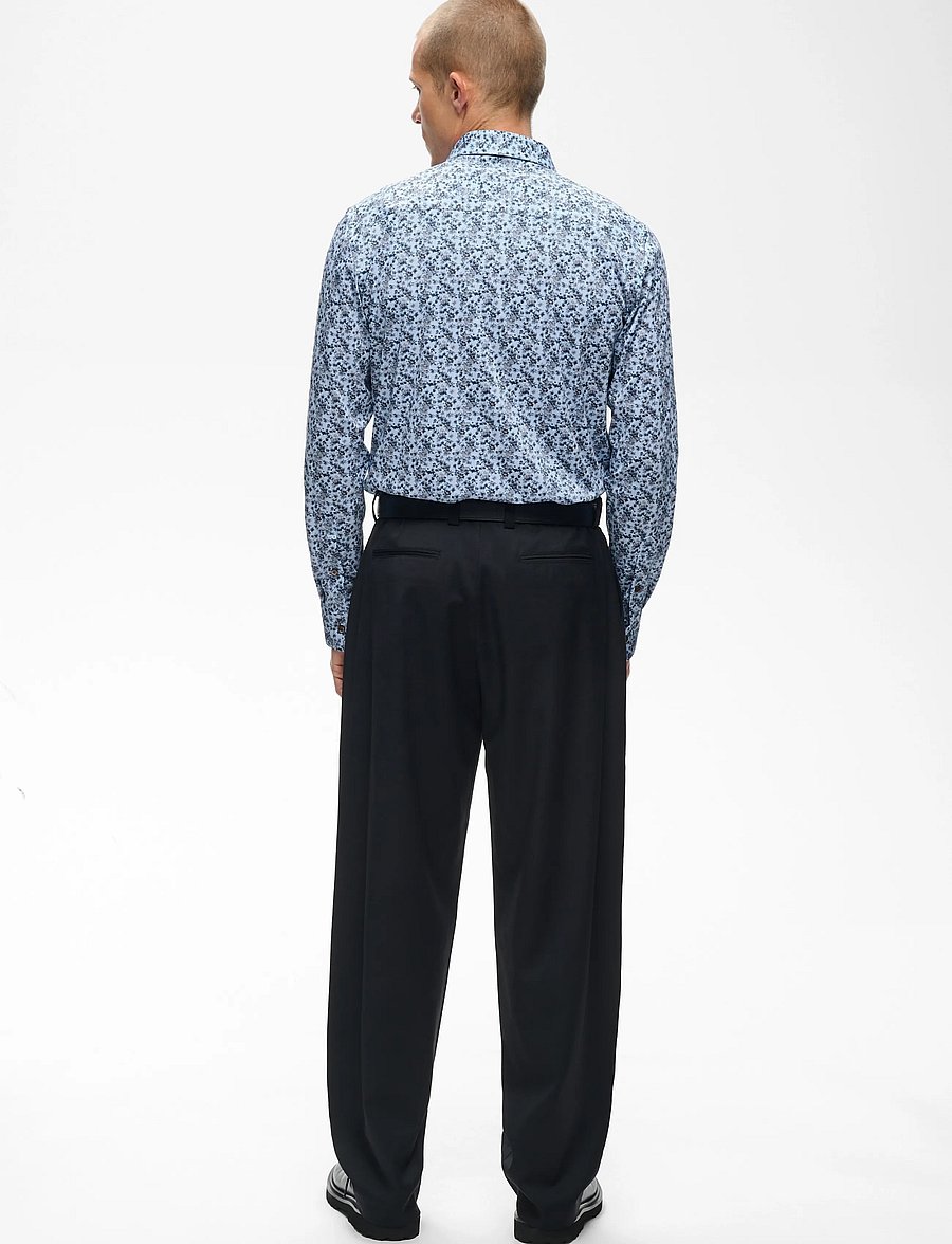 Matinique - MAmarc N - mönstrade skjortor - chambray blue - 3