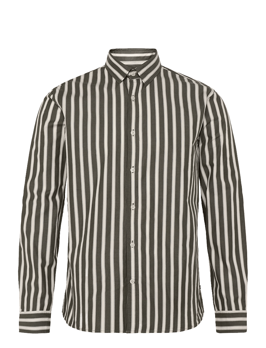 Matinique - MAChristaldo - stribede skjorter - olive night - 1
