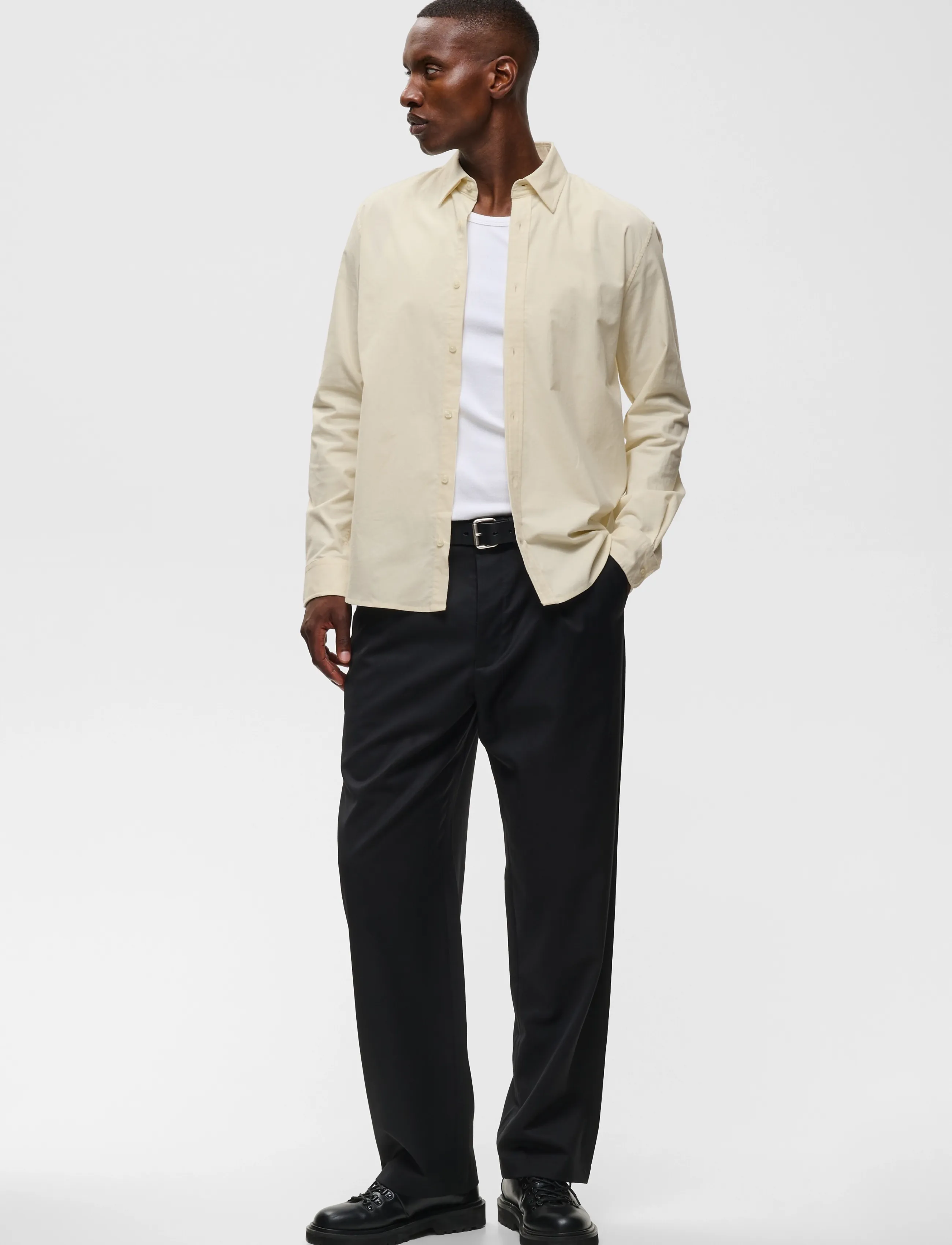 Matinique - MAChristaldo - casual skjorter - vanilla ice - 3
