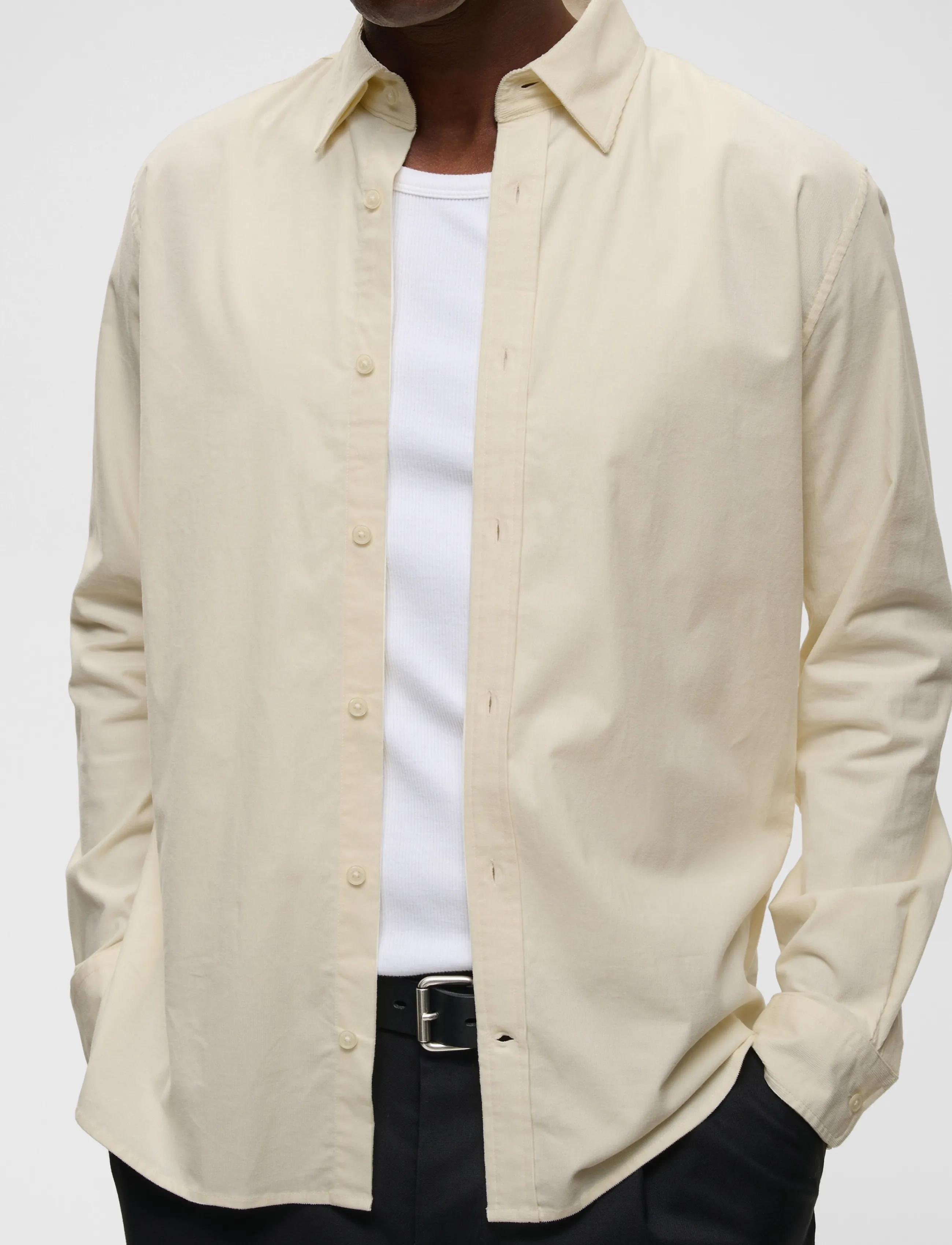 Matinique - MAChristaldo - casual skjorter - vanilla ice - 5