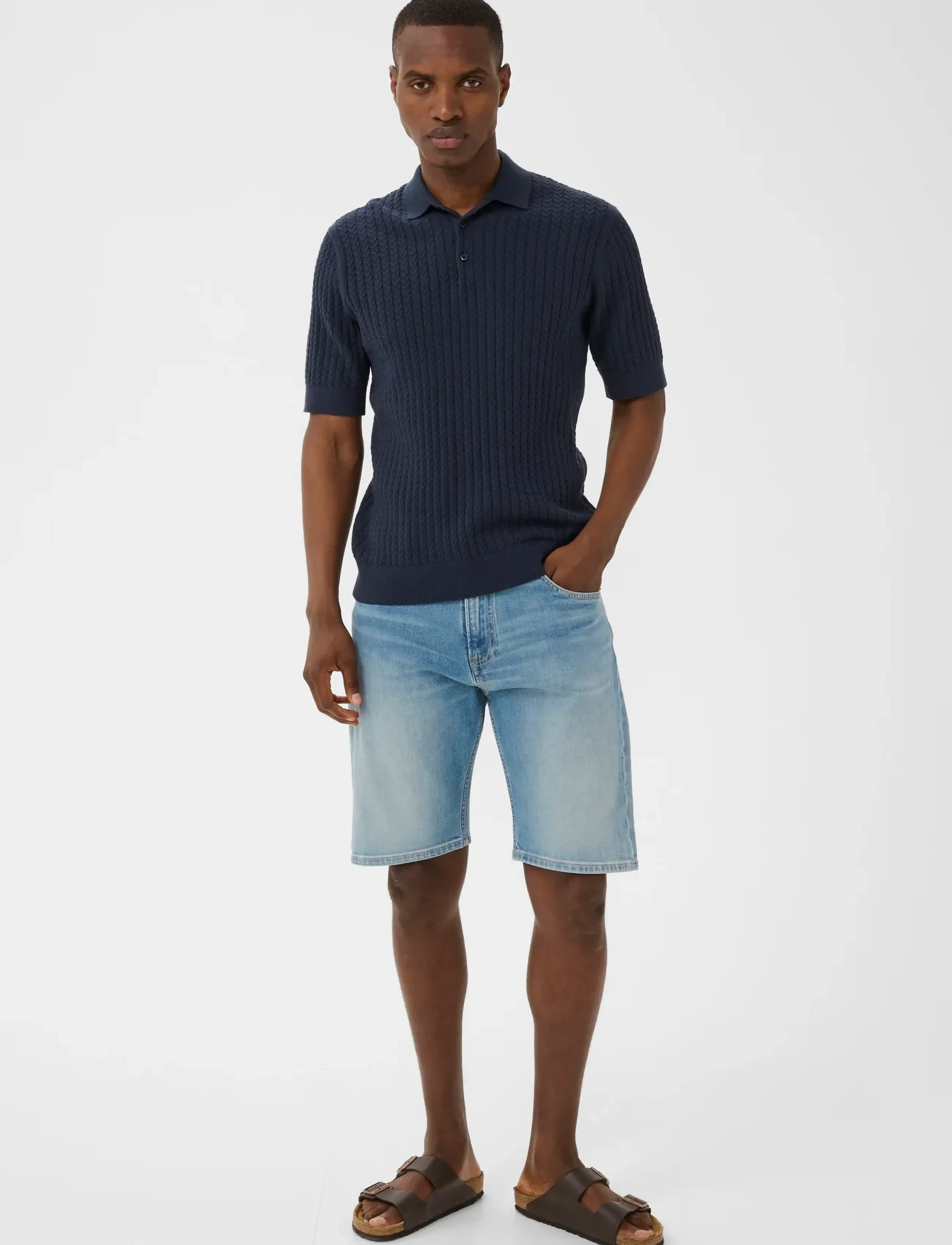 Matinique - MApolo BB - lühikeste varrukatega polod - dark navy - 2