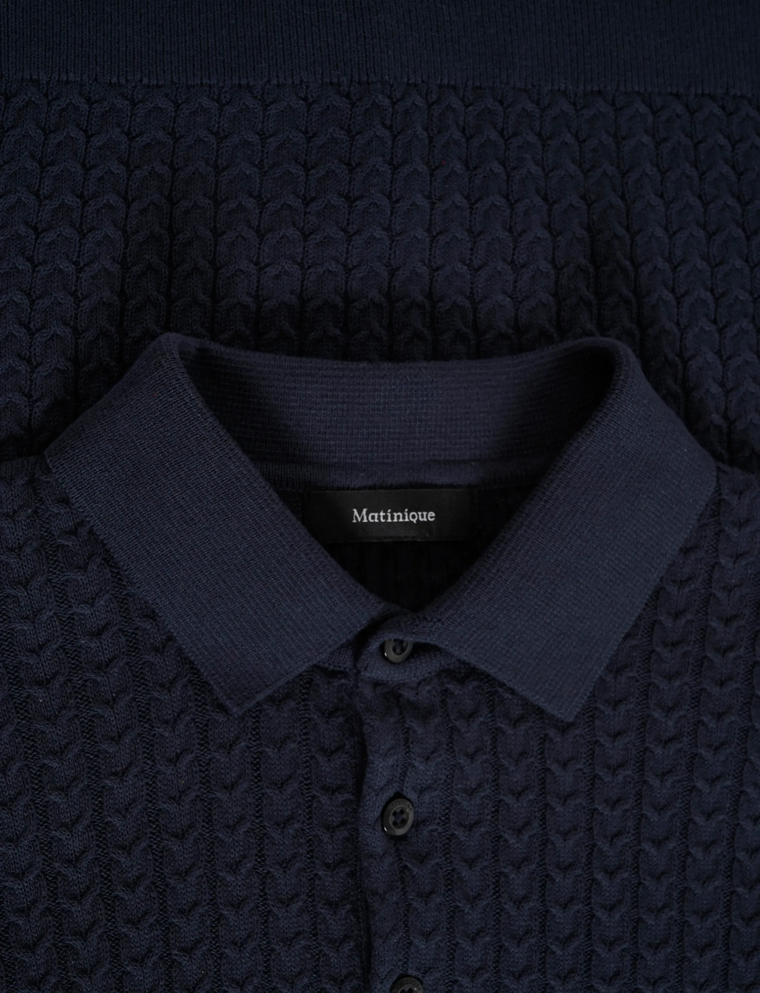 Matinique - MApolo BB - lühikeste varrukatega polod - dark navy - 5