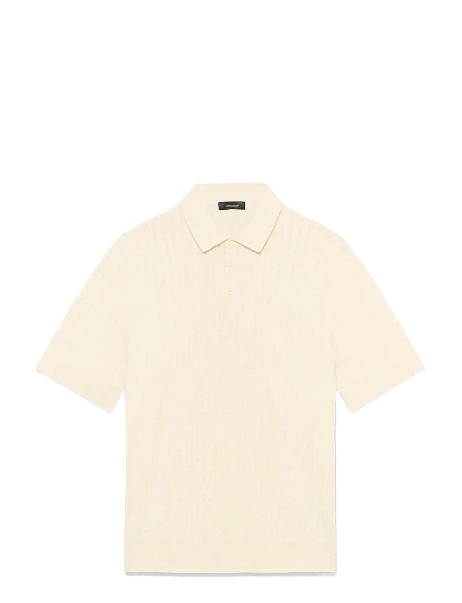 Matinique - MApolo BB - kortärmade pikéer - off white - 1