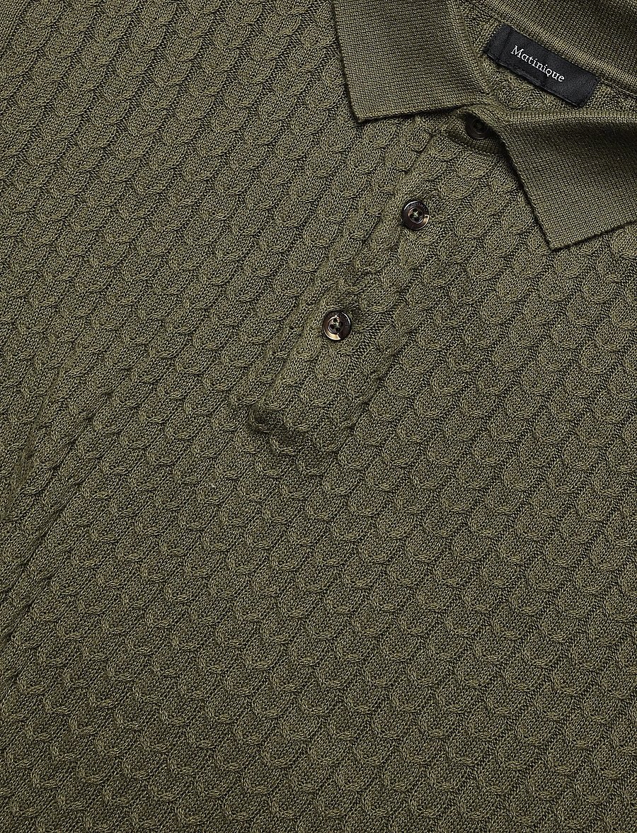 Matinique - MApolo BB - kortærmede poloer - olive night - 3