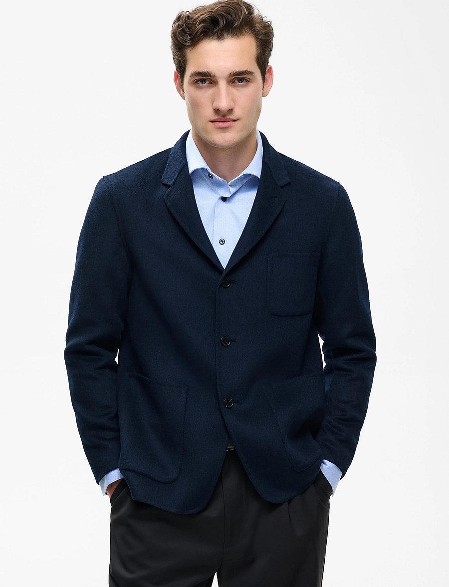 Matinique - MAcolt Casual 3 - einreiher - dark navy melange - 0