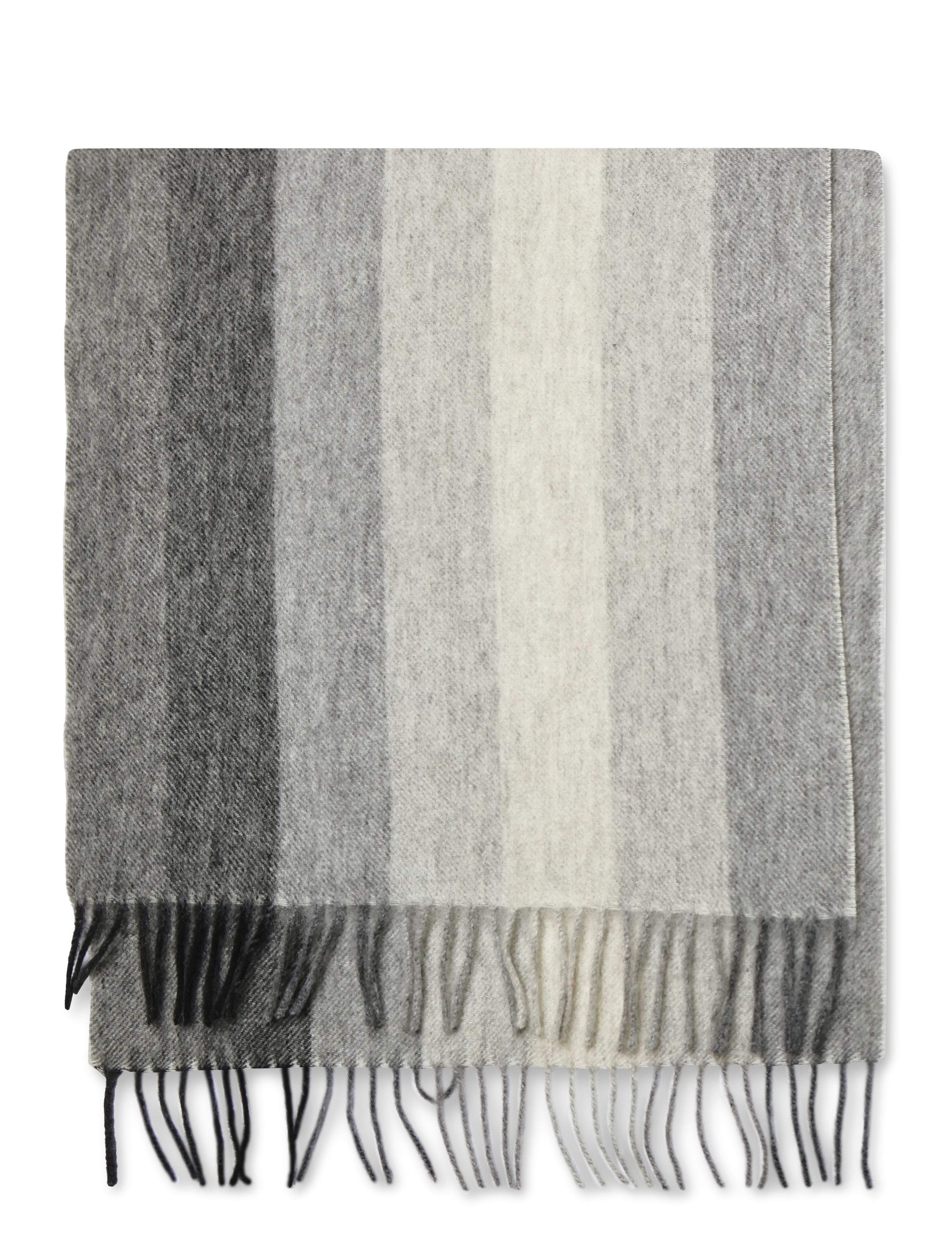 Matinique - MAstripe Scarf - halsdukar - dark grey melange - 1