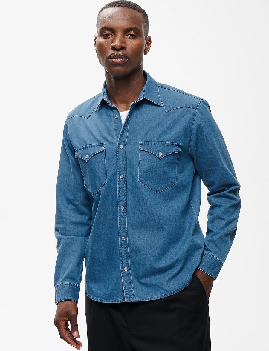 Matinique - MAwestie Heritage - teksasärgid - medium washed denim - 0
