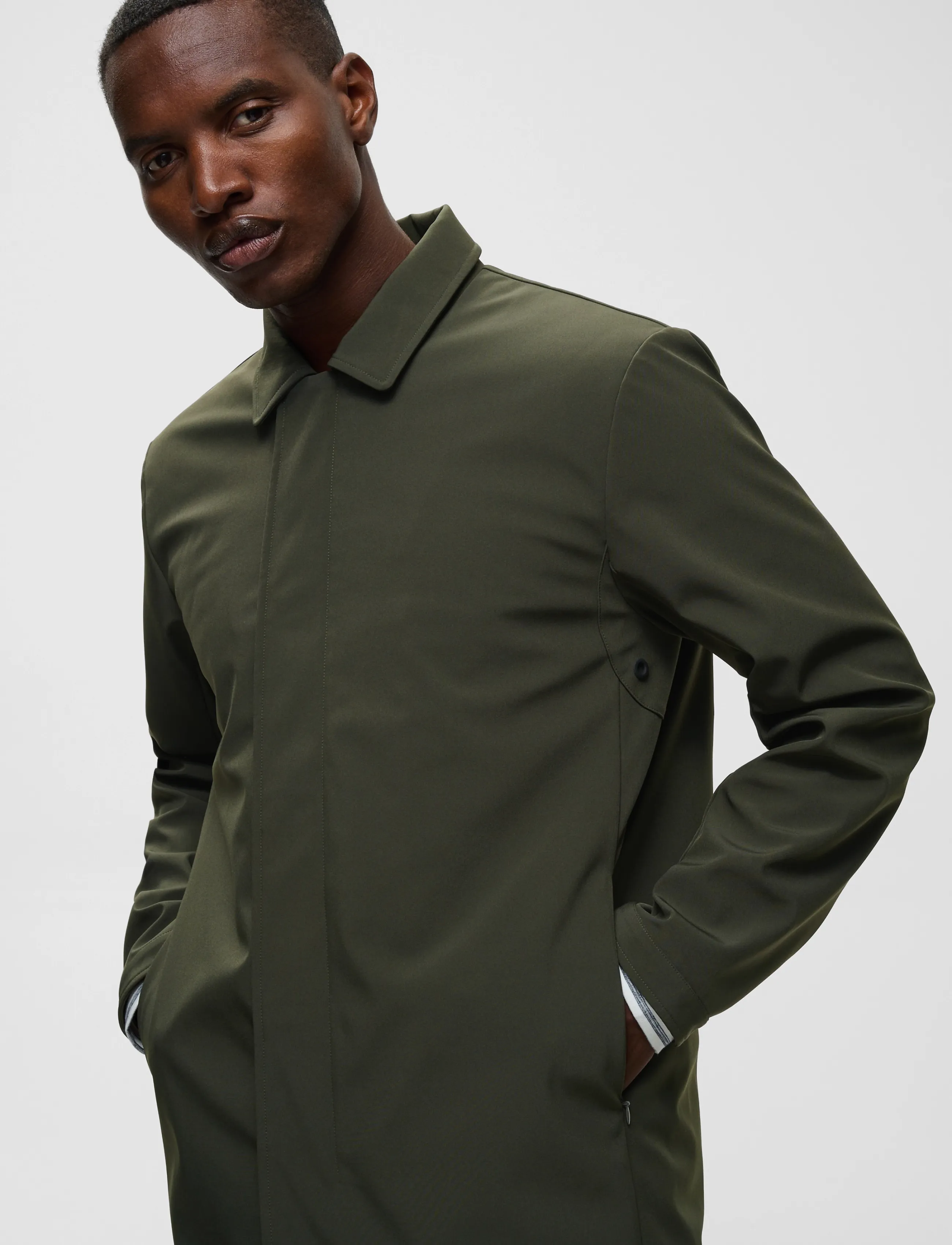 Matinique - MAshift - kerged mantlid - dark olive - 4
