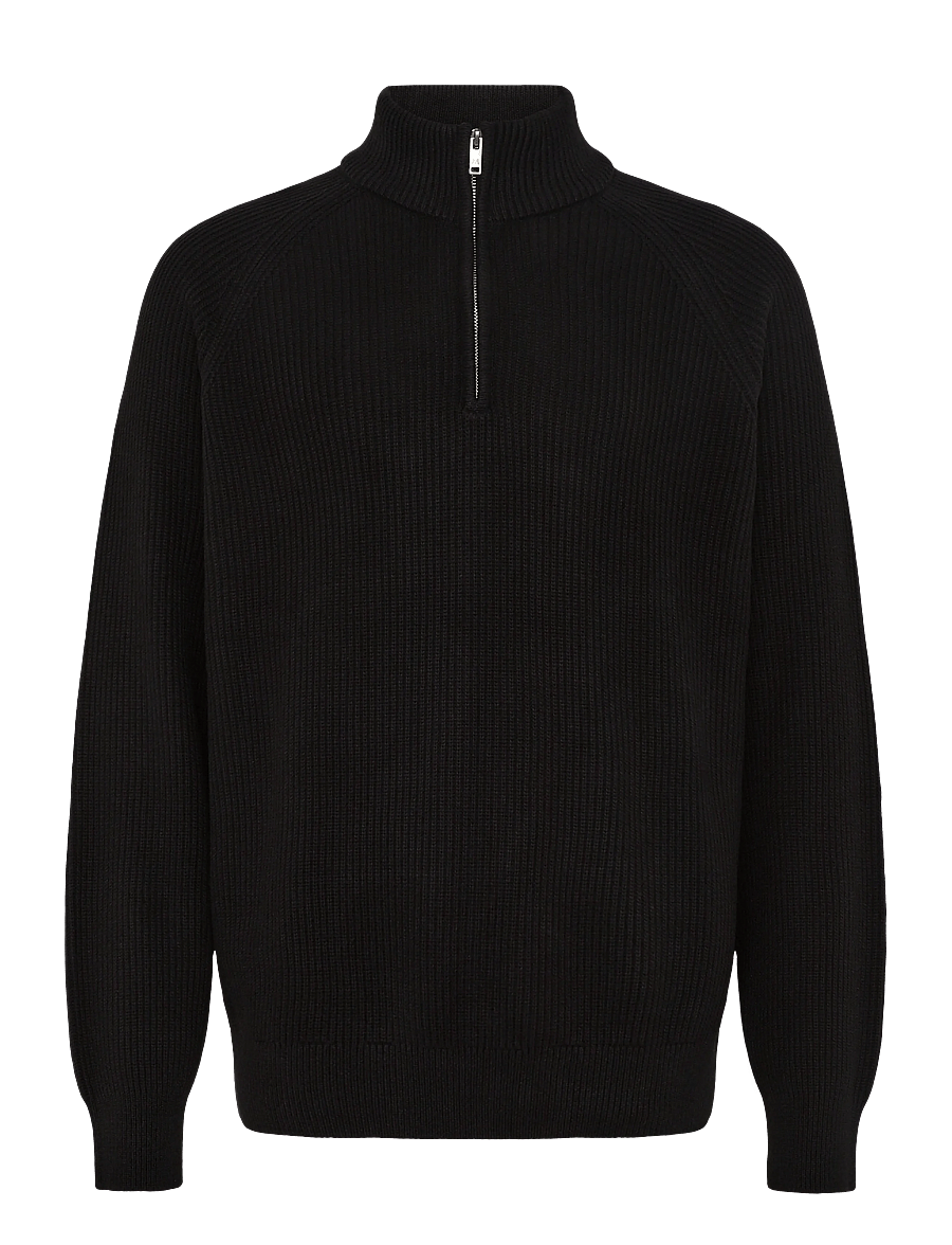 Matinique - MAhellson Z - half zip-tröjor - black - 1