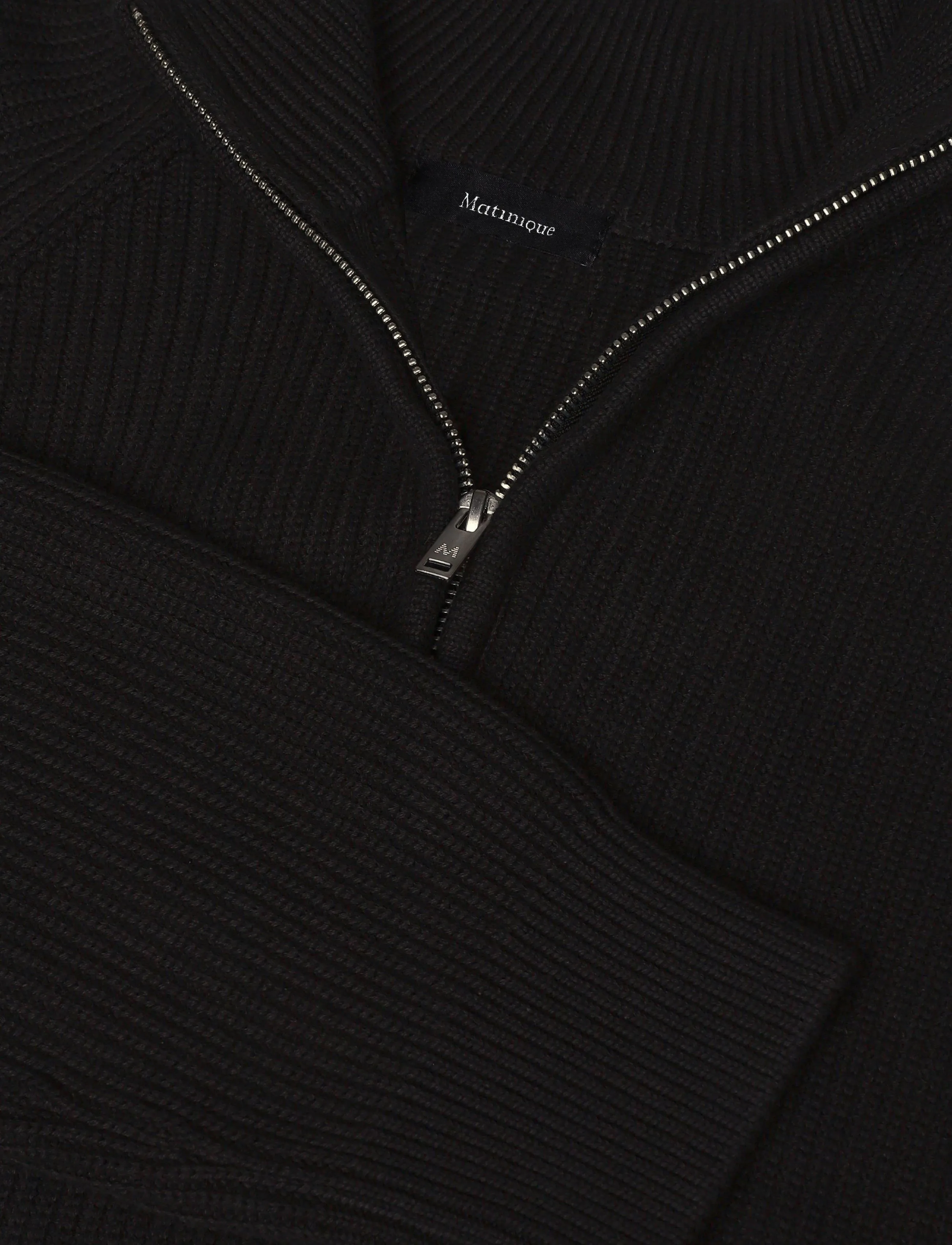 Matinique - MAhellson Z - half zip-tröjor - black - 3