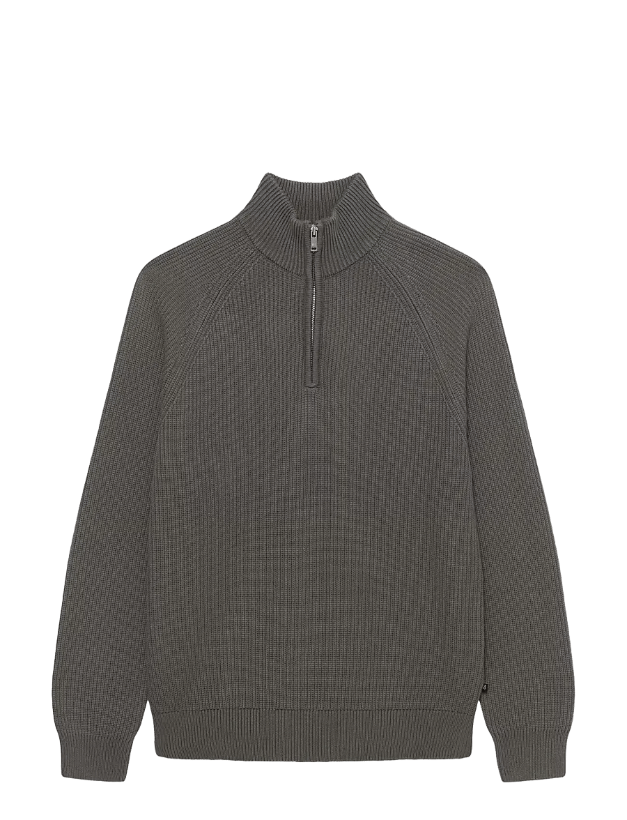 Matinique - MAhellson Z - half zip-tröjor - medium grey melange - 1