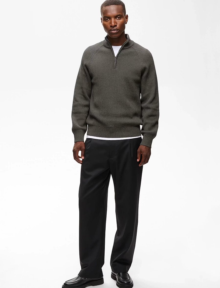 Matinique - MAhellson Z - half zip-tröjor - medium grey melange - 0