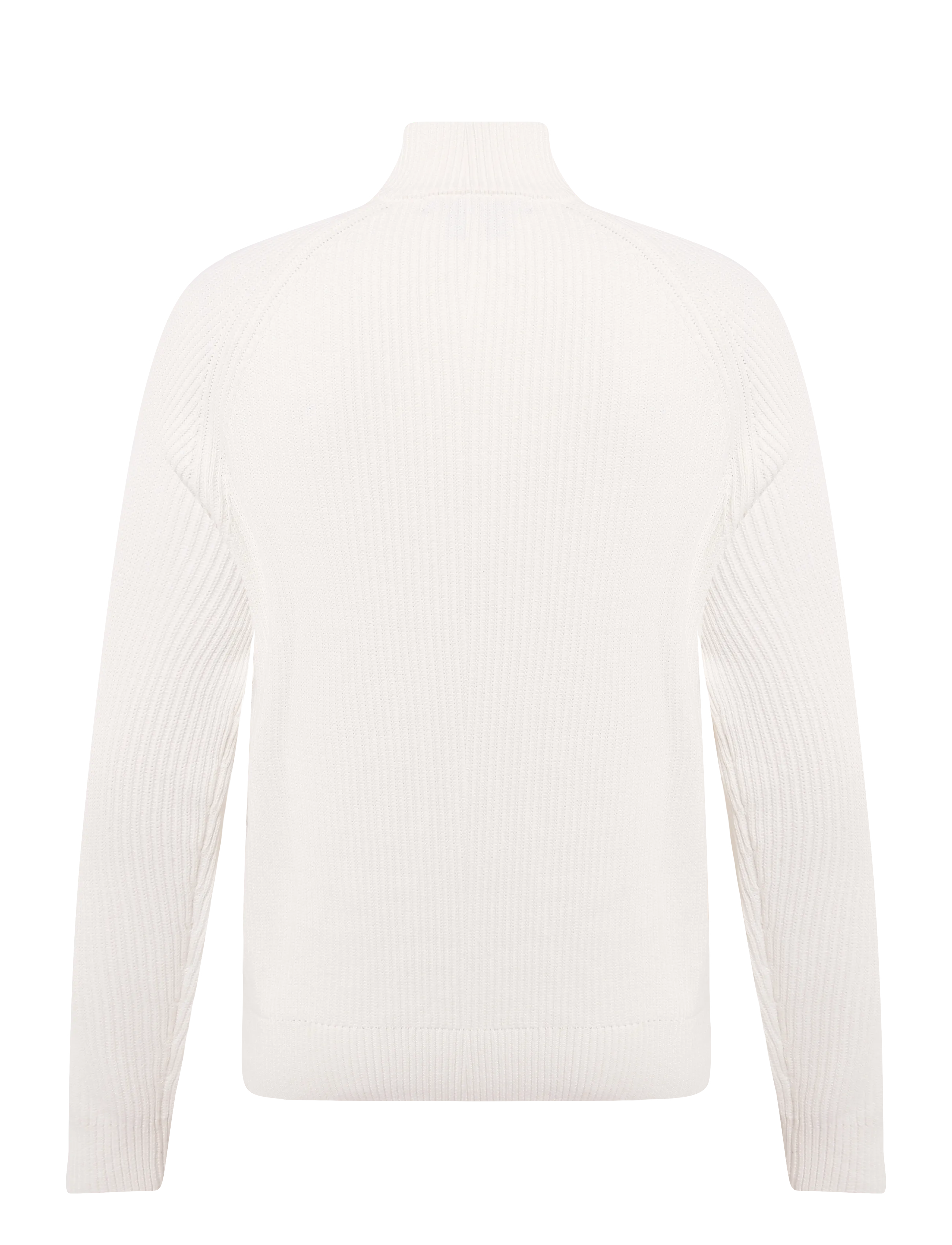 Matinique - MAhellson Z - half zip jumpers - off white - 2