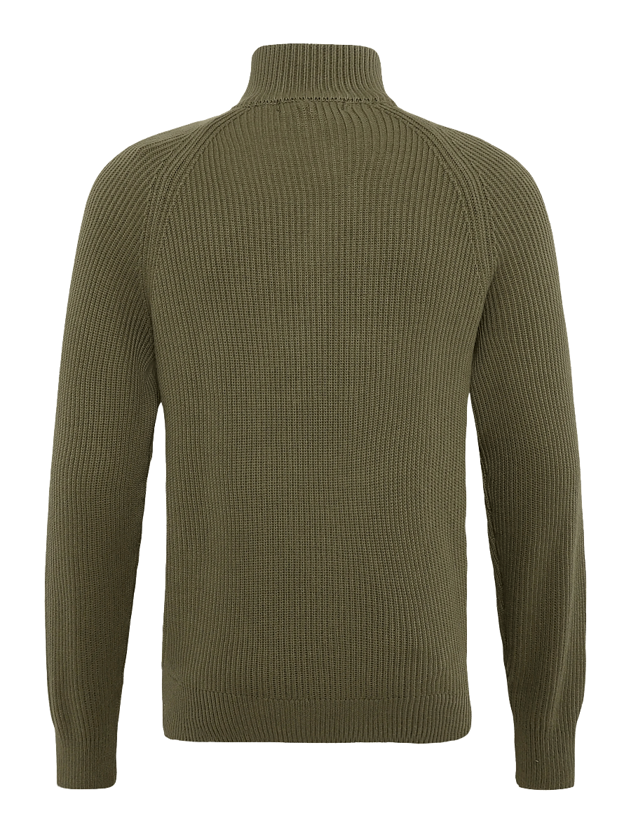 Matinique - MAhellson Z - half zip jumpers - olive night - 2