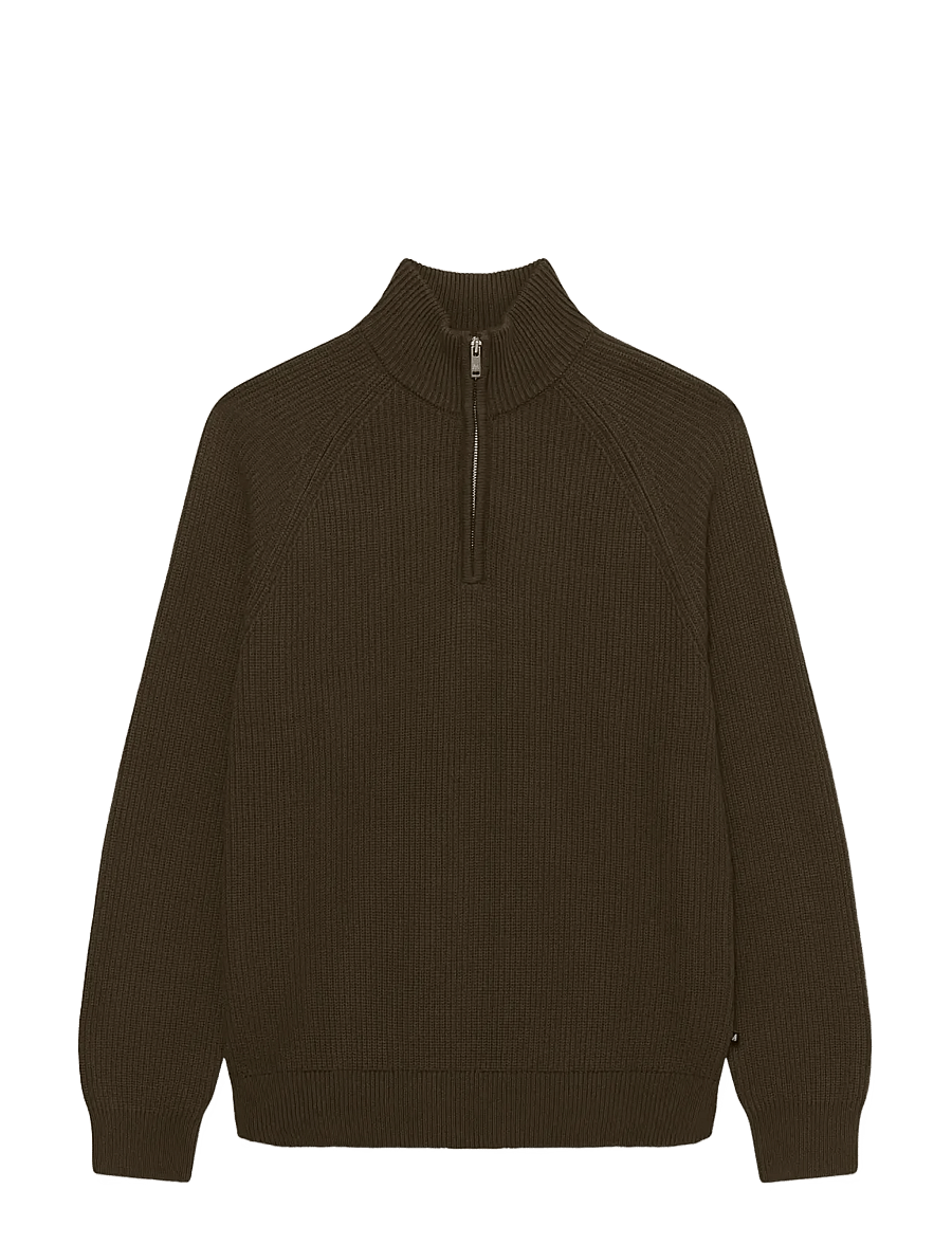Matinique - MAhellson Z - pullover mit halbem reißverschluss - turkish coffee - 1
