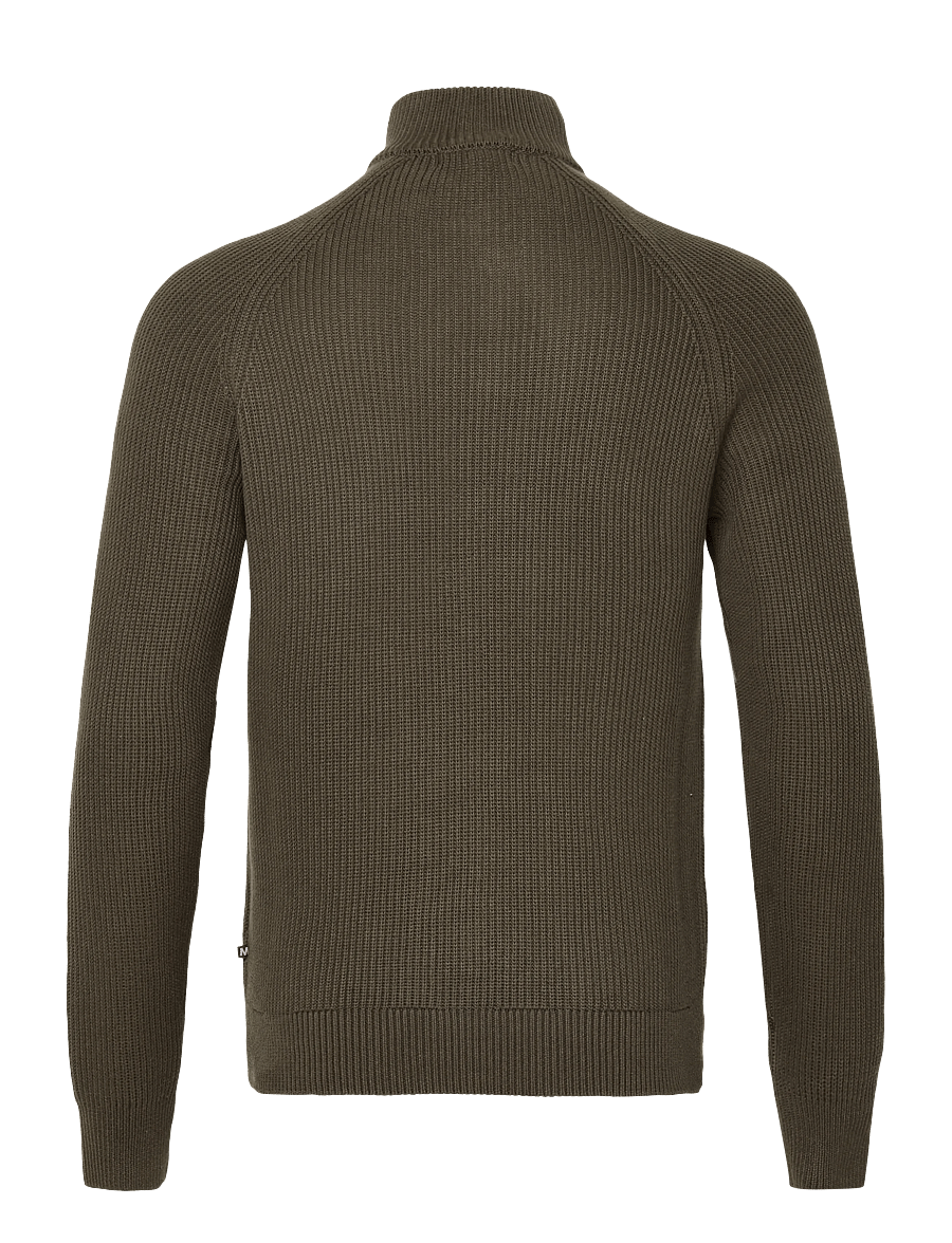 Matinique - MAhellson Z - half zip jumpers - turkish coffee - 2