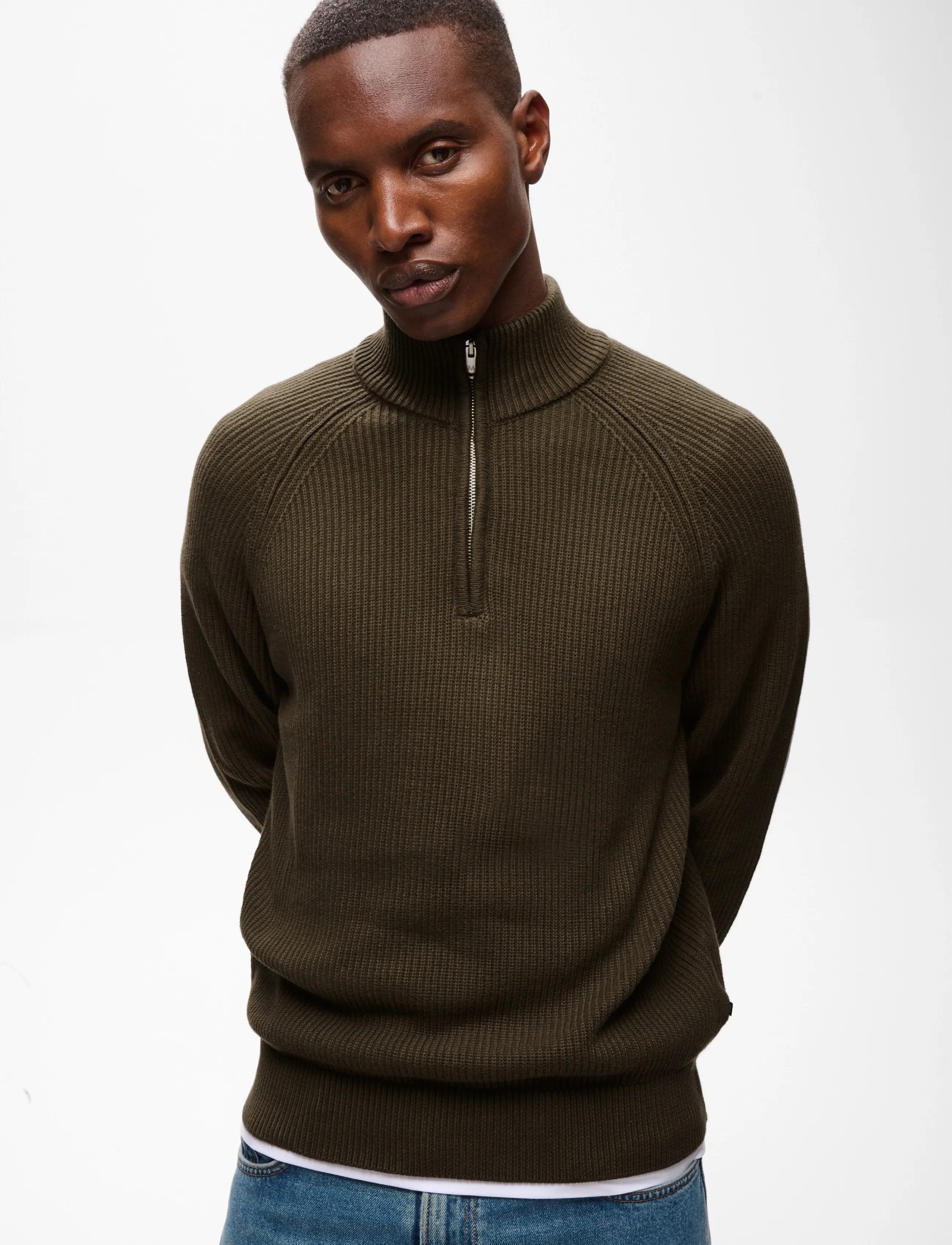 Matinique - MAhellson Z - pullover mit halbem reißverschluss - turkish coffee - 5
