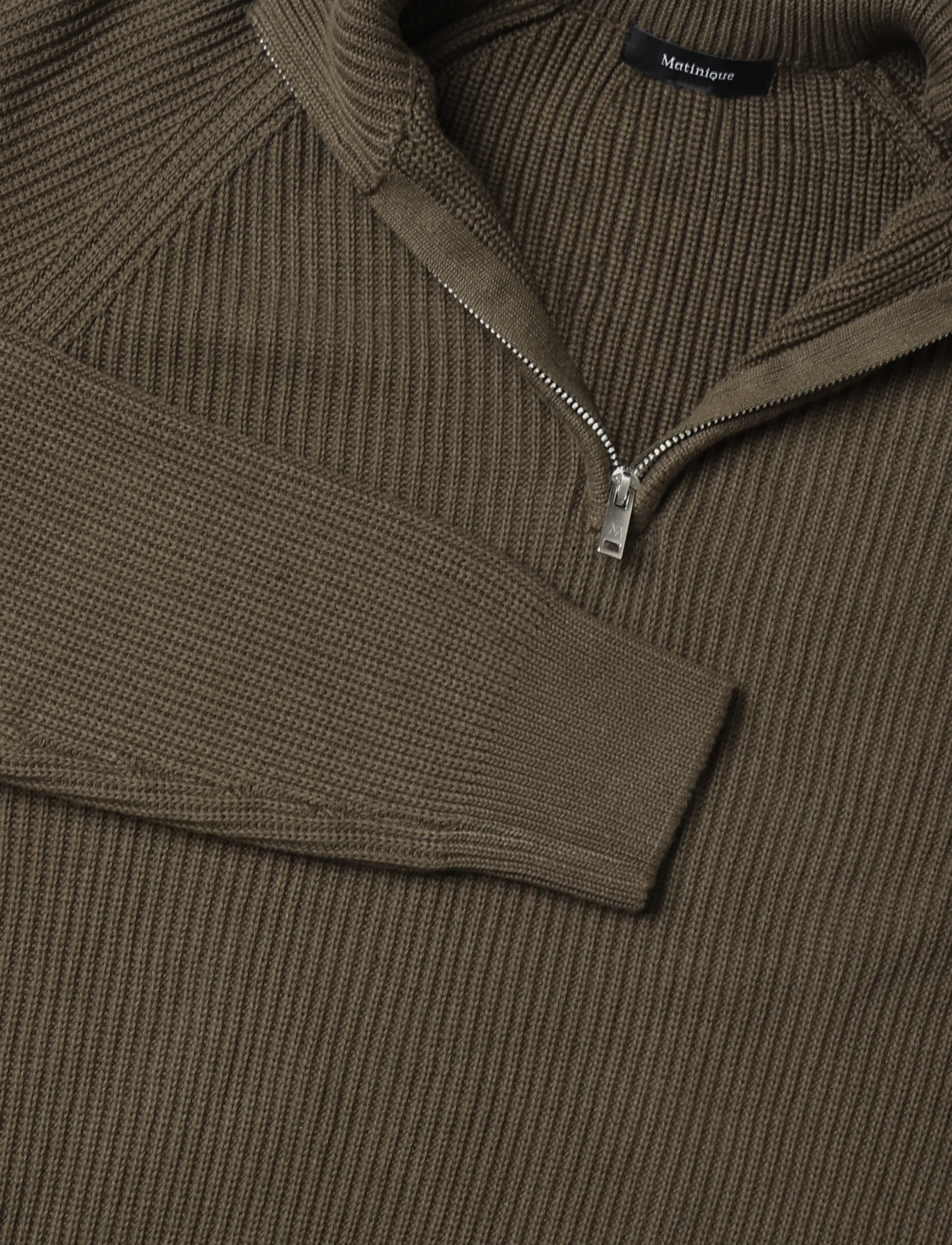 Matinique - MAhellson Z - half zip jumpers - turkish coffee - 3