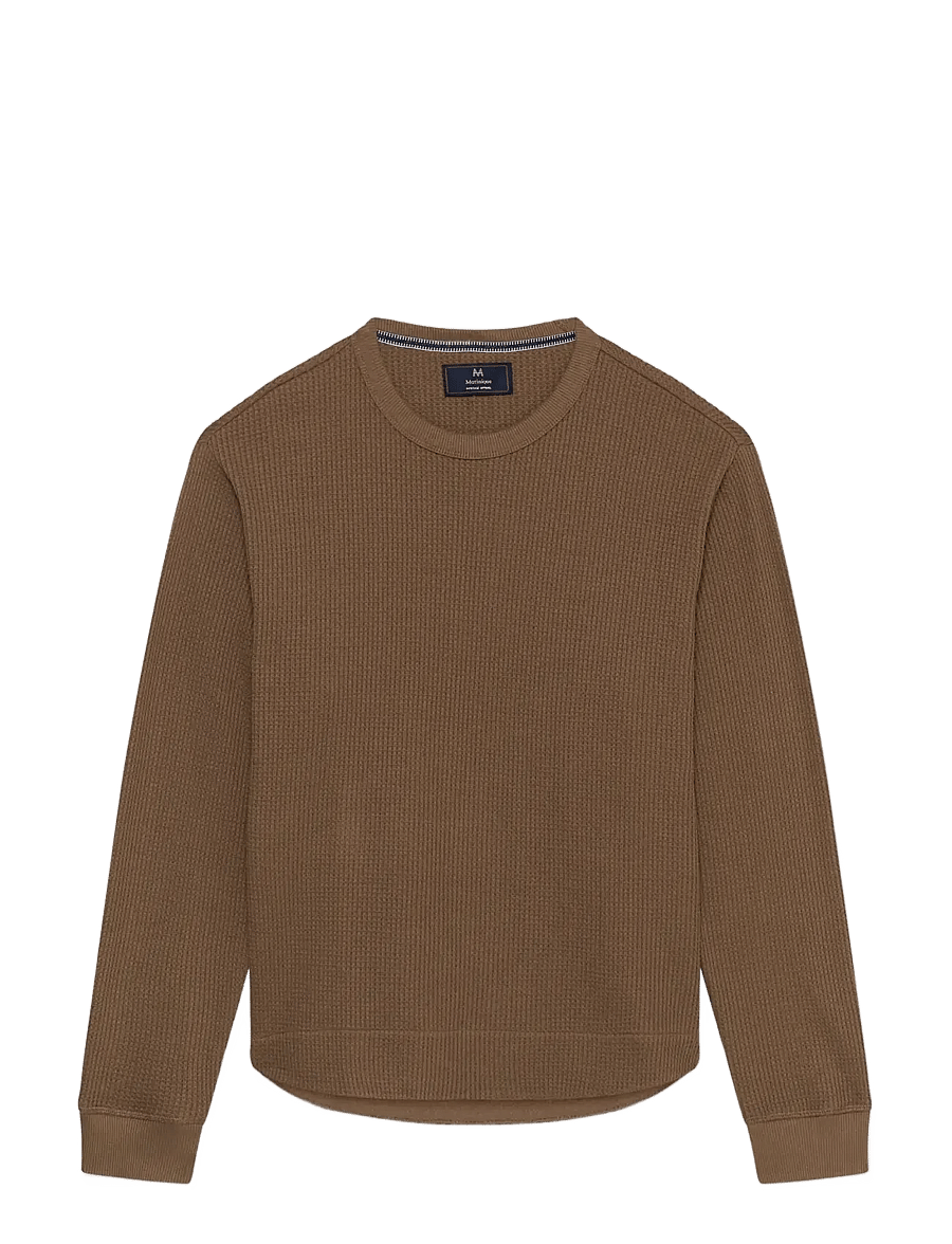 Matinique - MAkai ls Heritage - langärmelige t-shirts - dark earth - 1