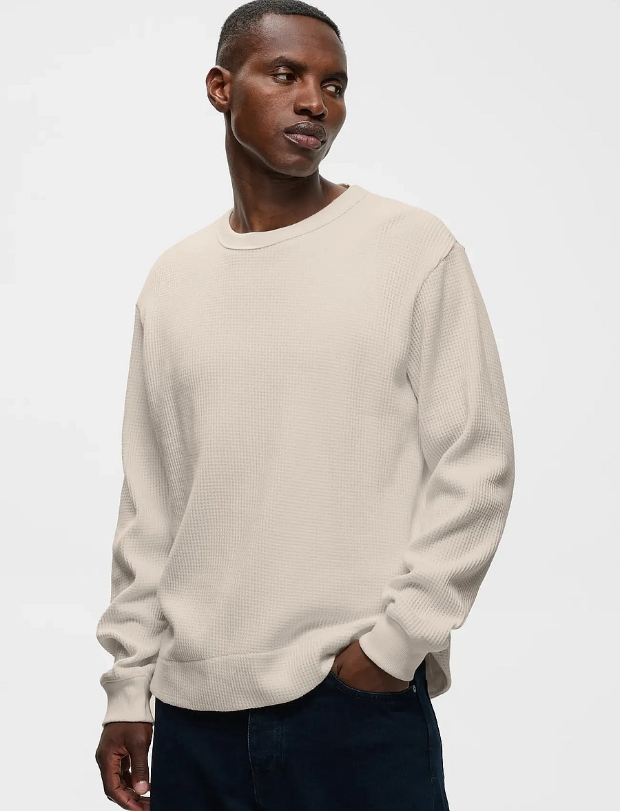 Matinique - MAkai ls Heritage - langärmelige t-shirts - eggnog - 0