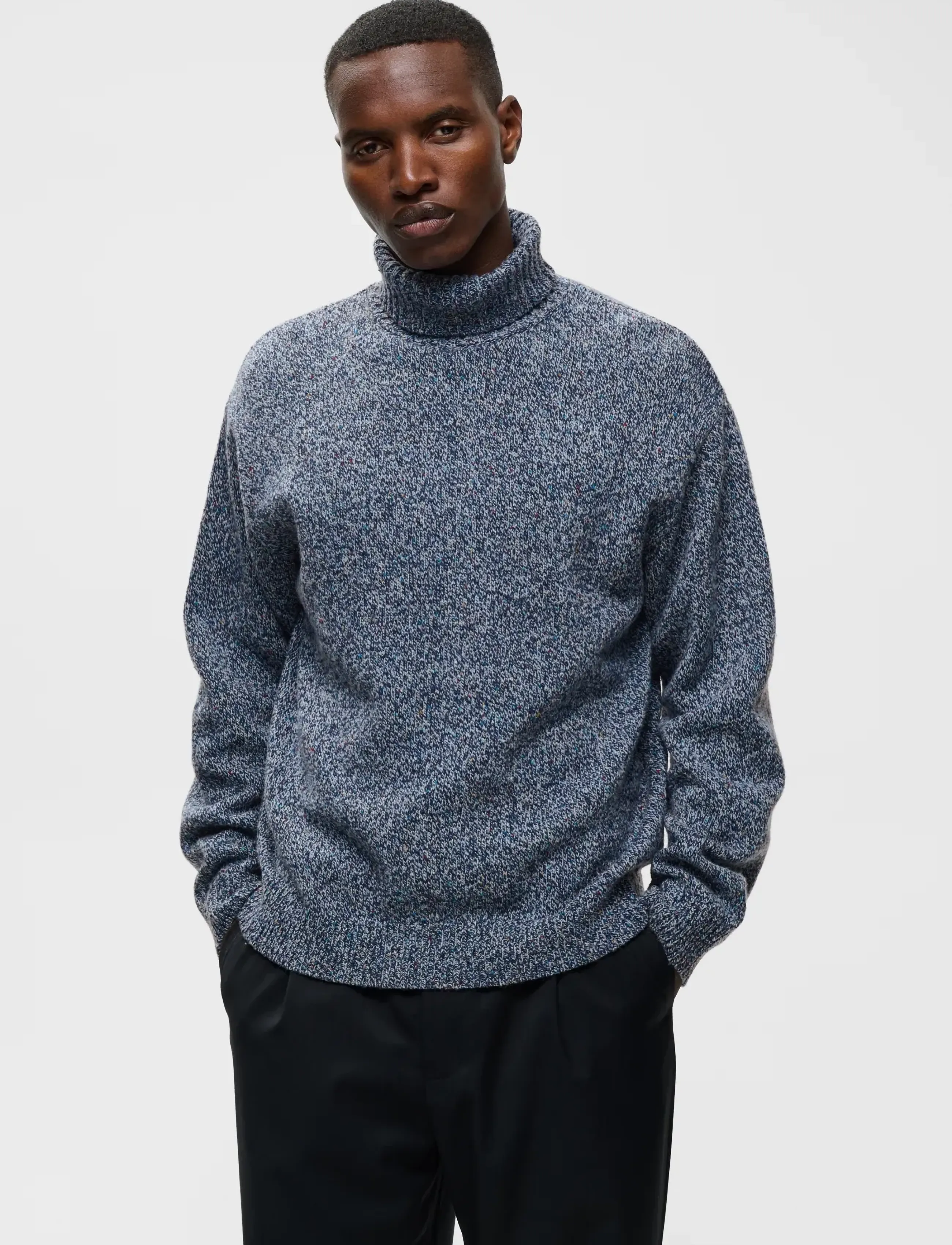Matinique - MAsweatio Roll - polokrage - peacoat - 0