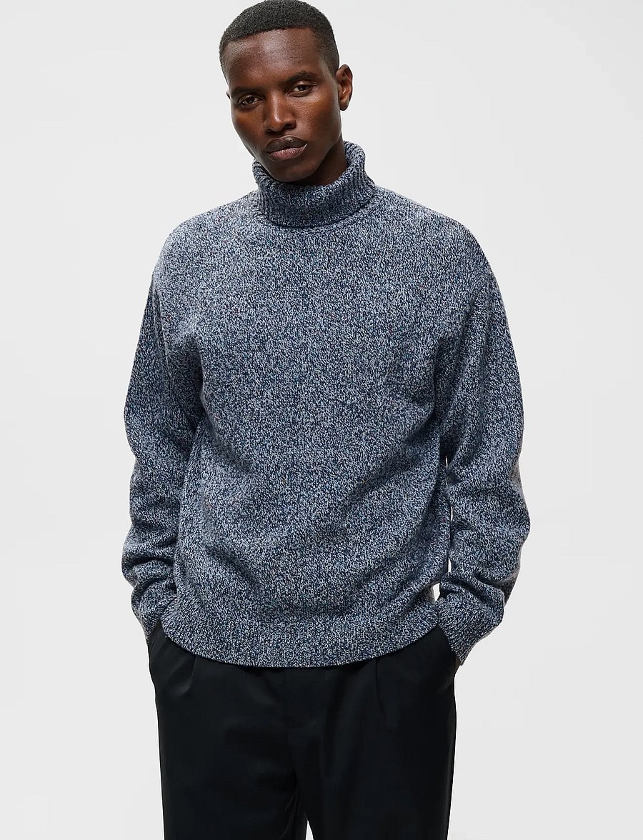 Matinique - MAsweatio Roll - polokrage - peacoat - 0