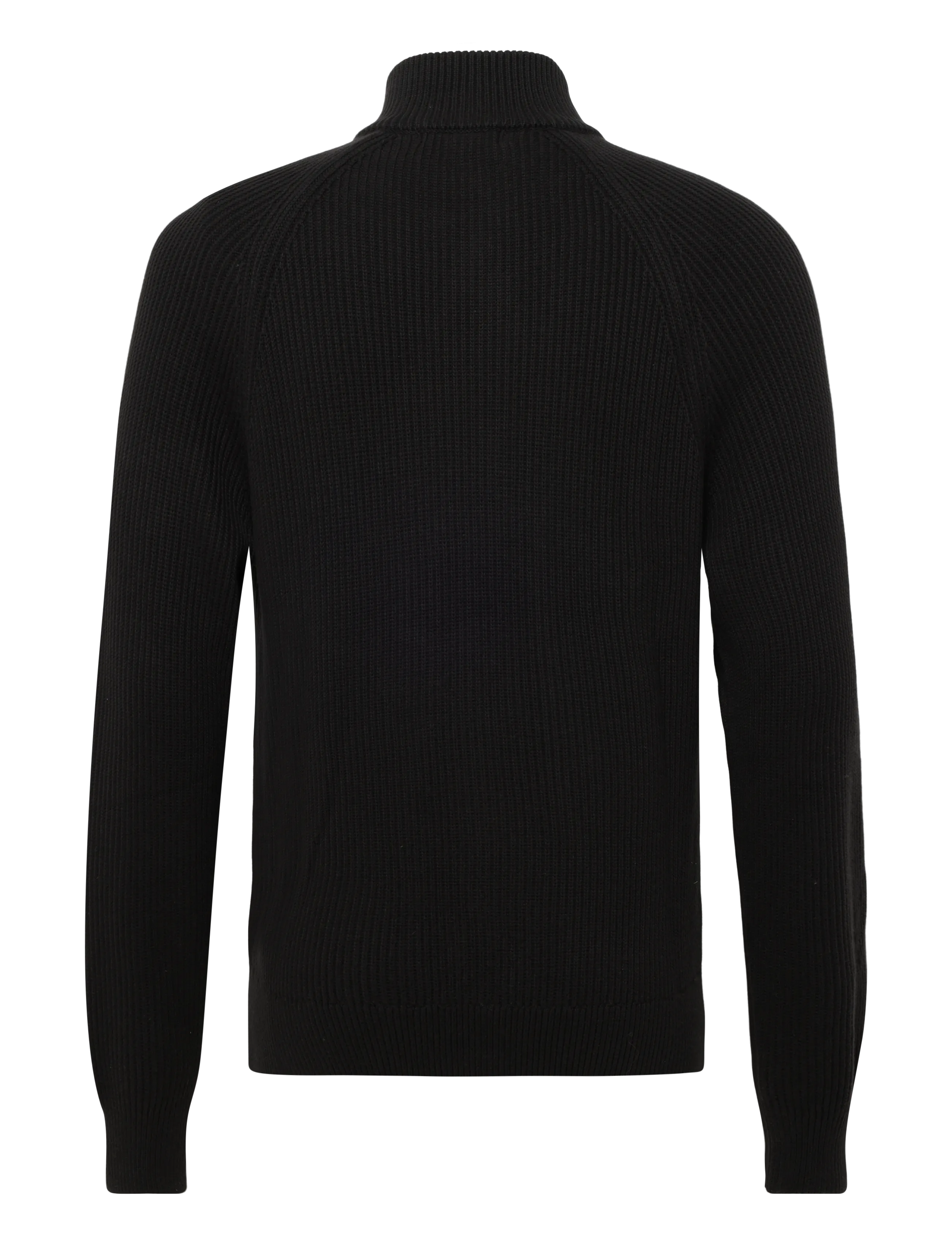 Matinique - MAhellson C - pullover mit durchgehendem reißverschluss - black - 1