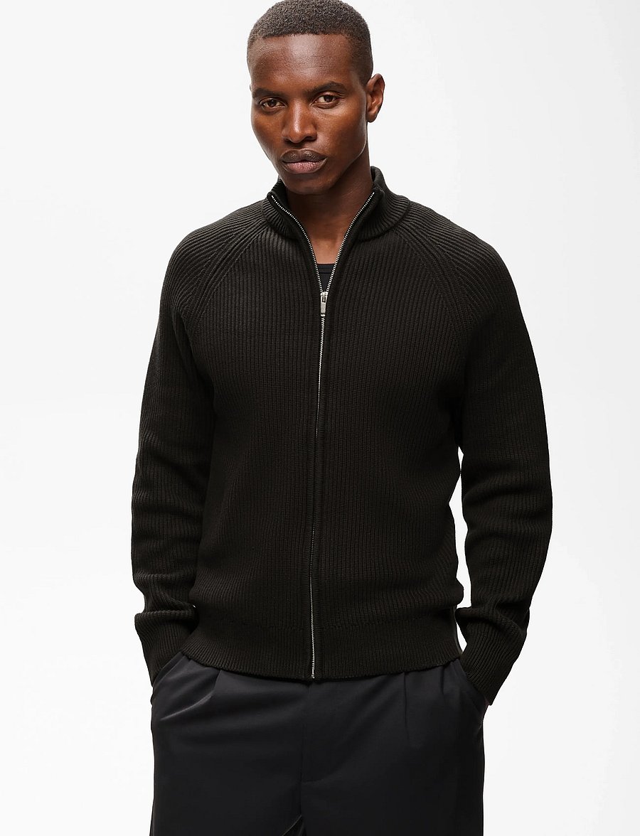 Matinique - MAhellson C - full zip jumpers - black - 0