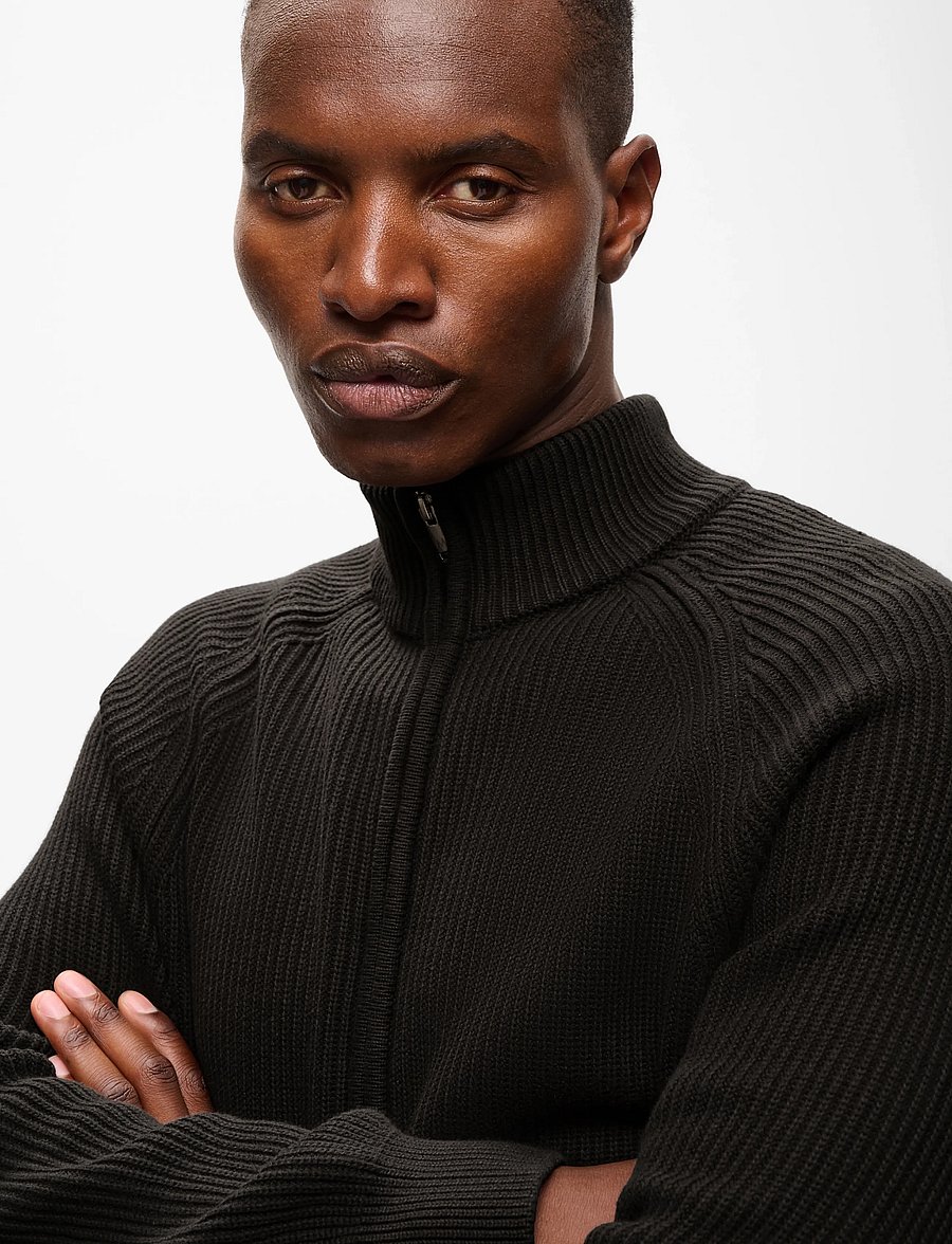 Matinique - MAhellson C - full zip jumpers - black - 5