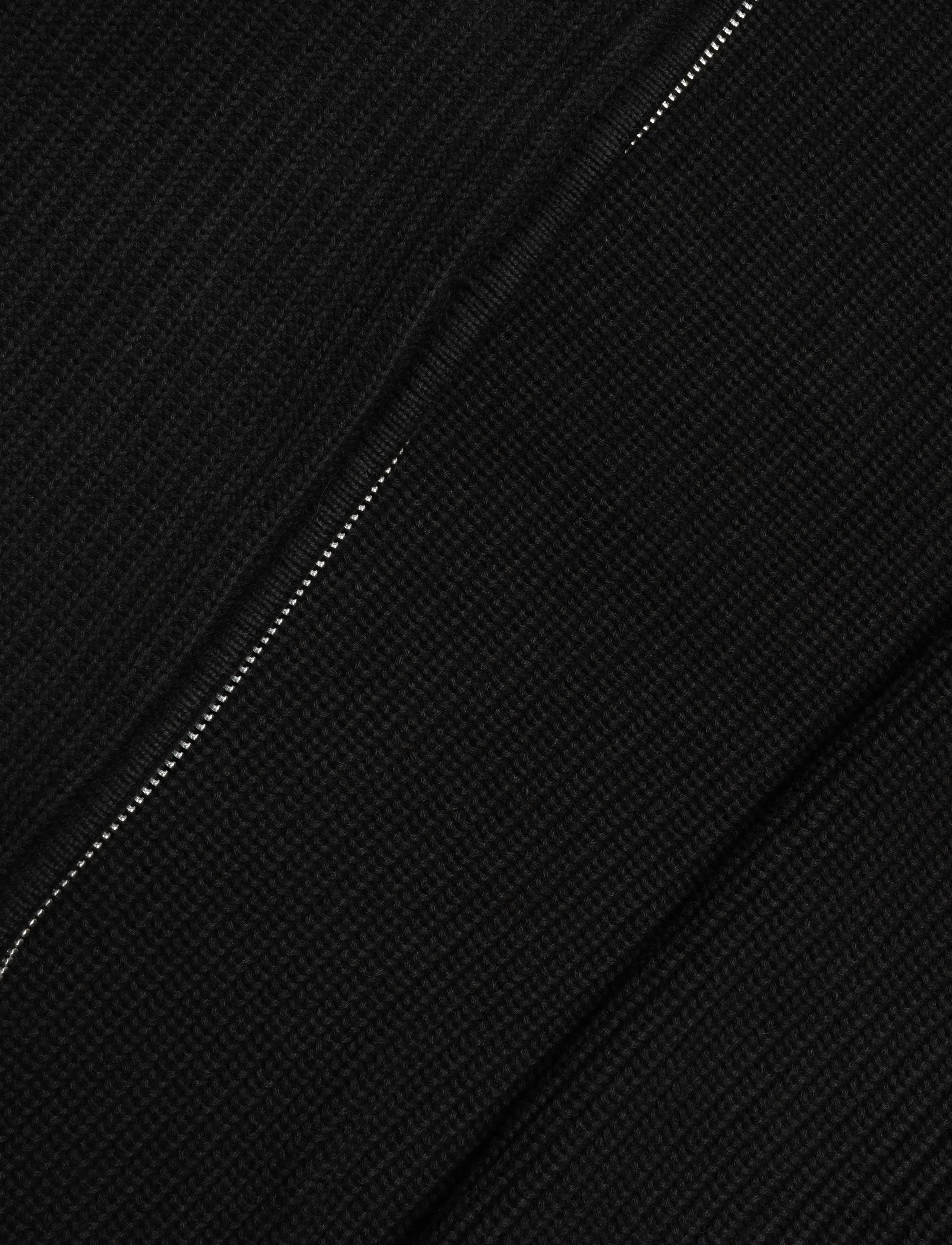 Matinique - MAhellson C - pullover mit durchgehendem reißverschluss - black - 4