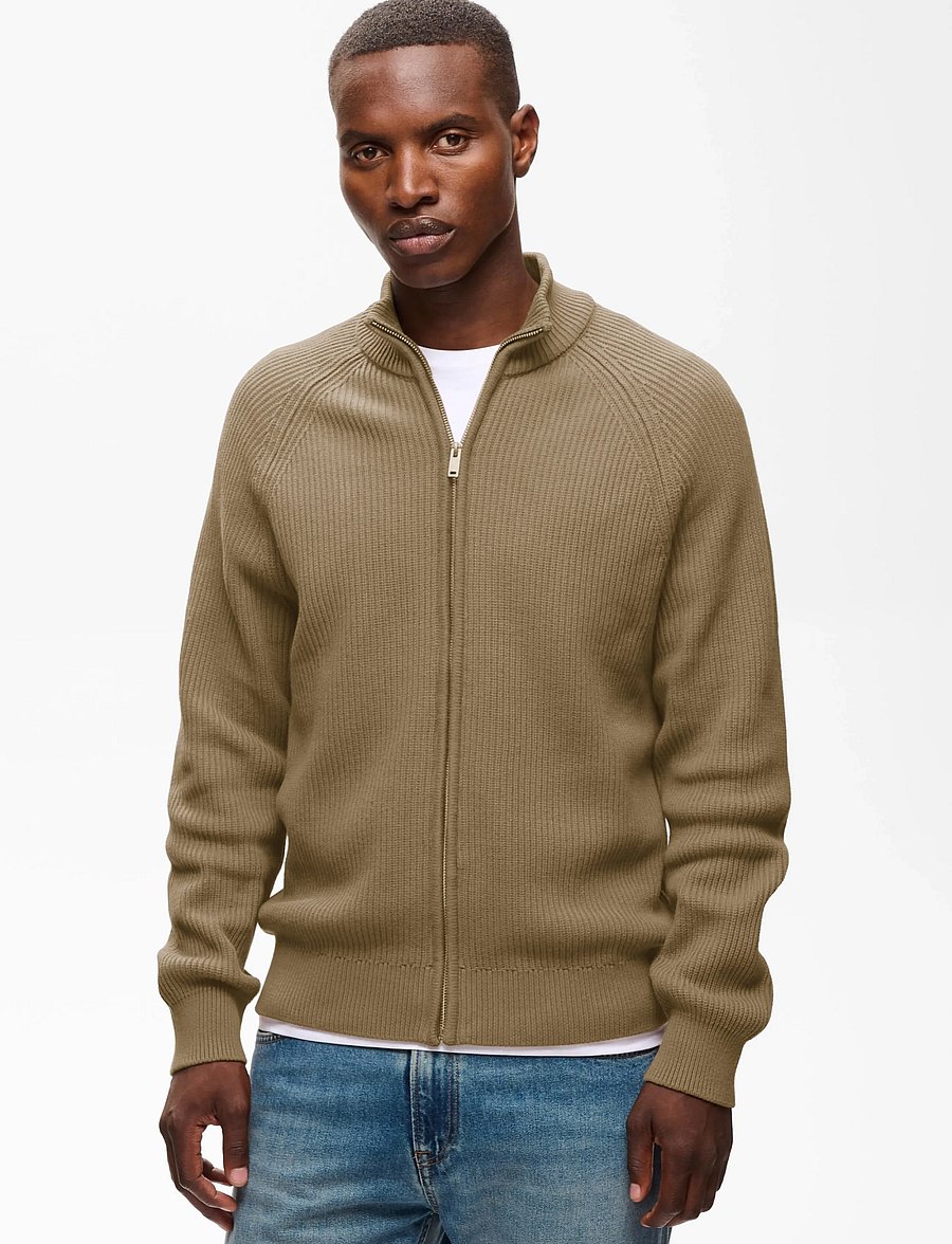 Matinique - MAhellson C - full zip jumpers - caribou - 0