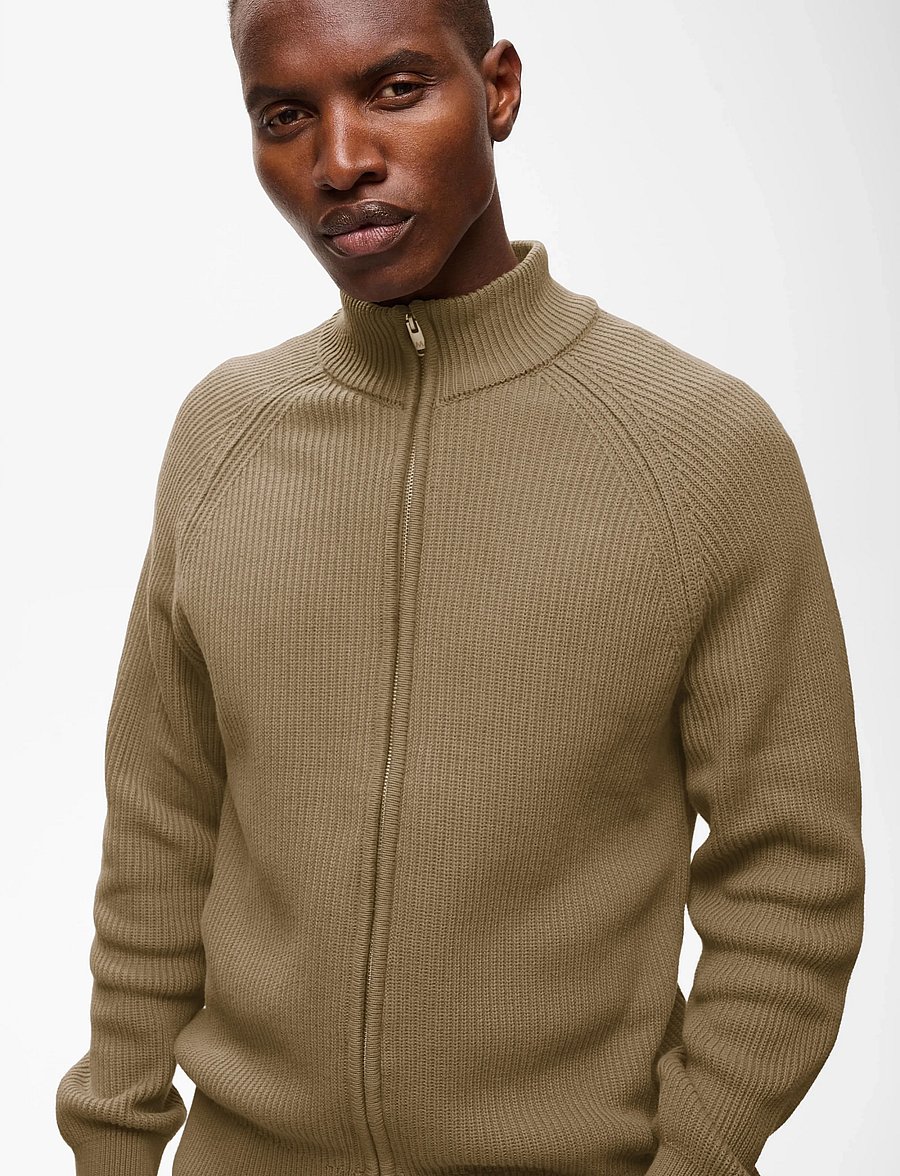 Matinique - MAhellson C - full zip jumpers - caribou - 5