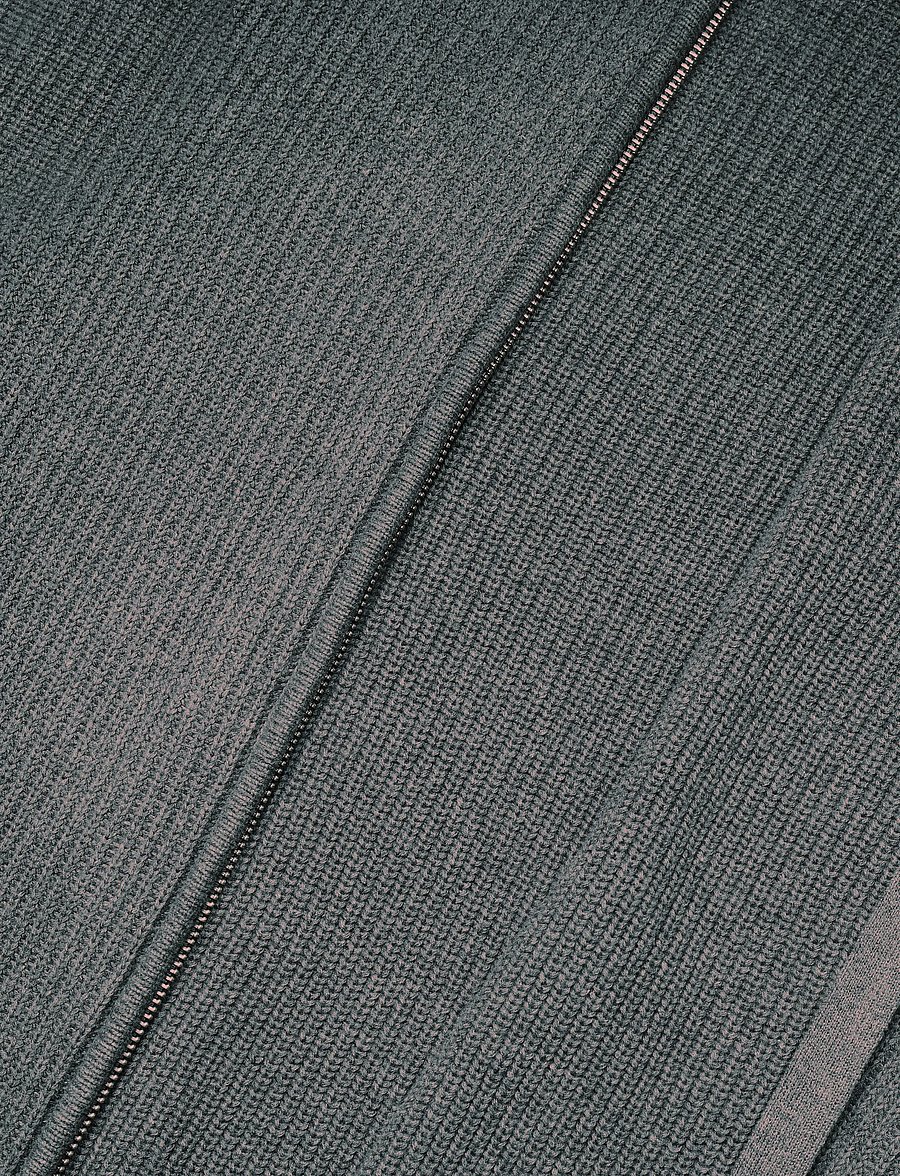 Matinique - MAhellson C - fullzip strik - medium grey melange - 4