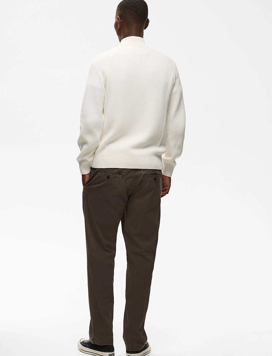 Matinique - MAhellson C - fullzip strik - off white - 4