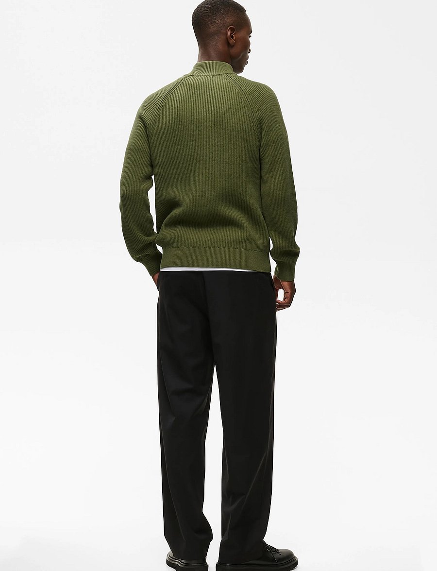 Matinique - MAhellson C - full zip jumpers - olive night - 4