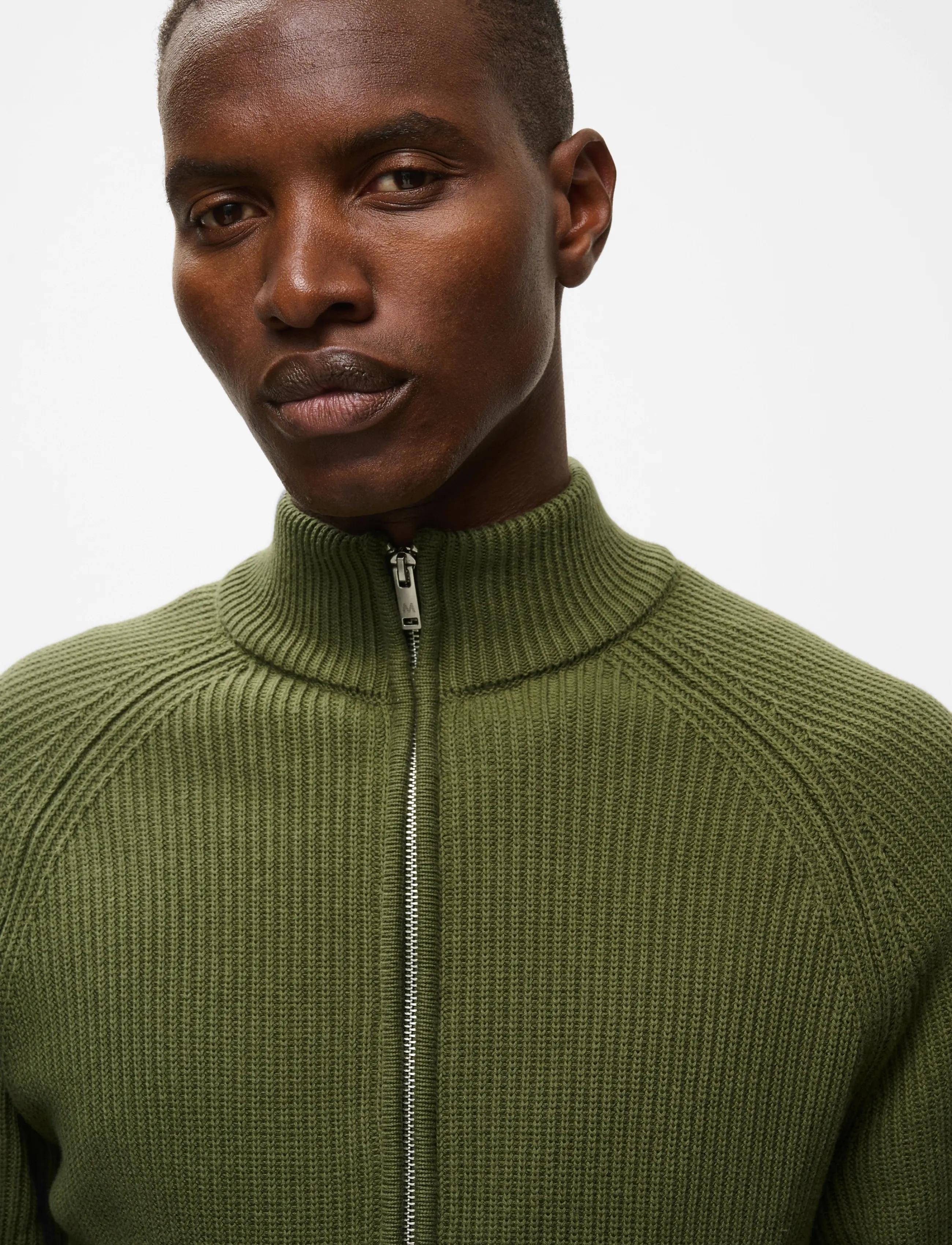 Matinique - MAhellson C - full zip jumpers - olive night - 5