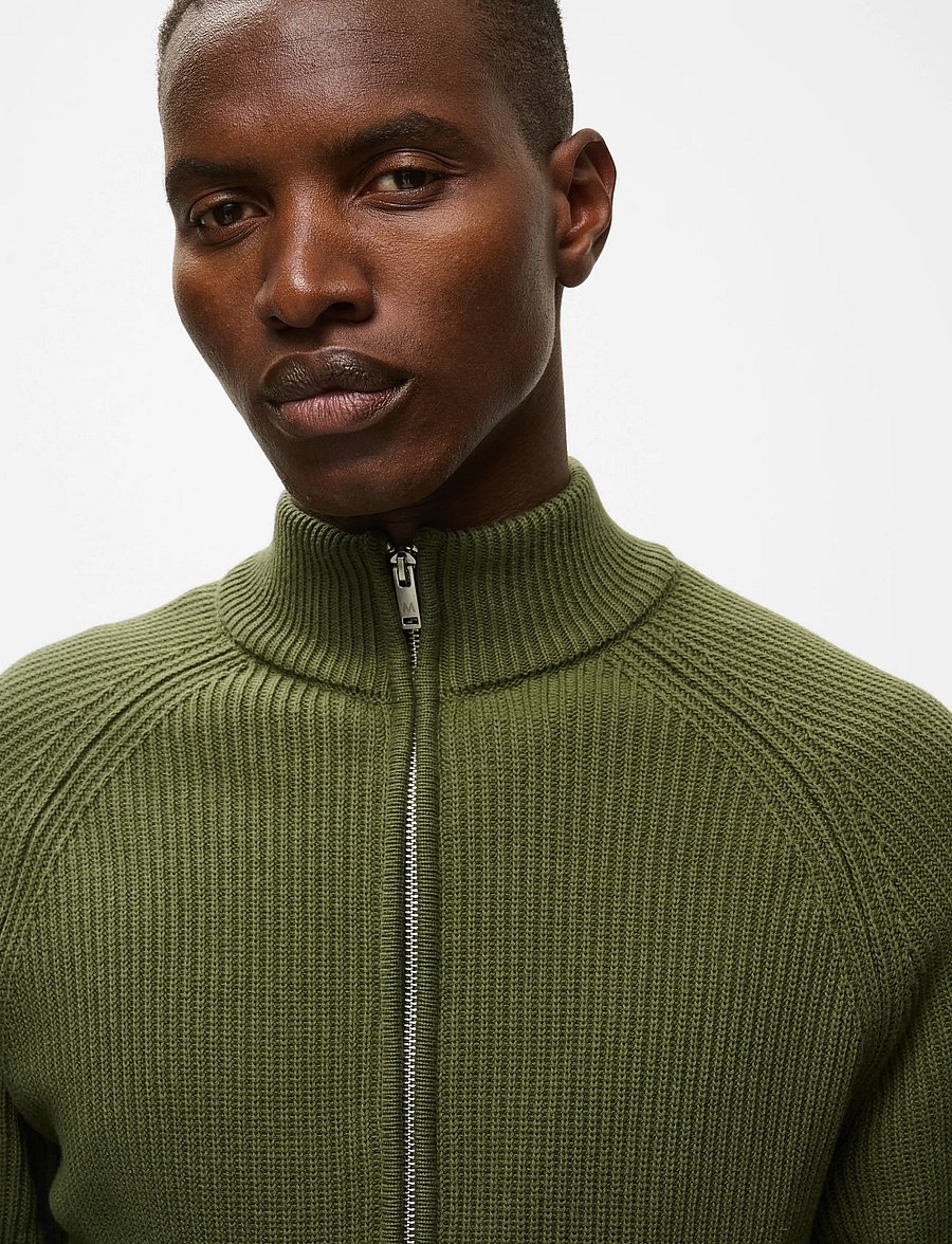 Matinique - MAhellson C - full zip jumpers - olive night - 5