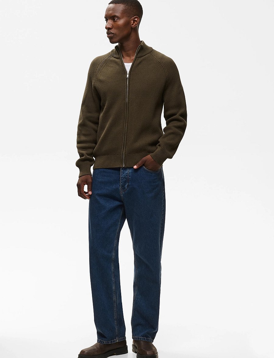 Matinique - MAhellson C - fullzip strik - turkish coffee - 3