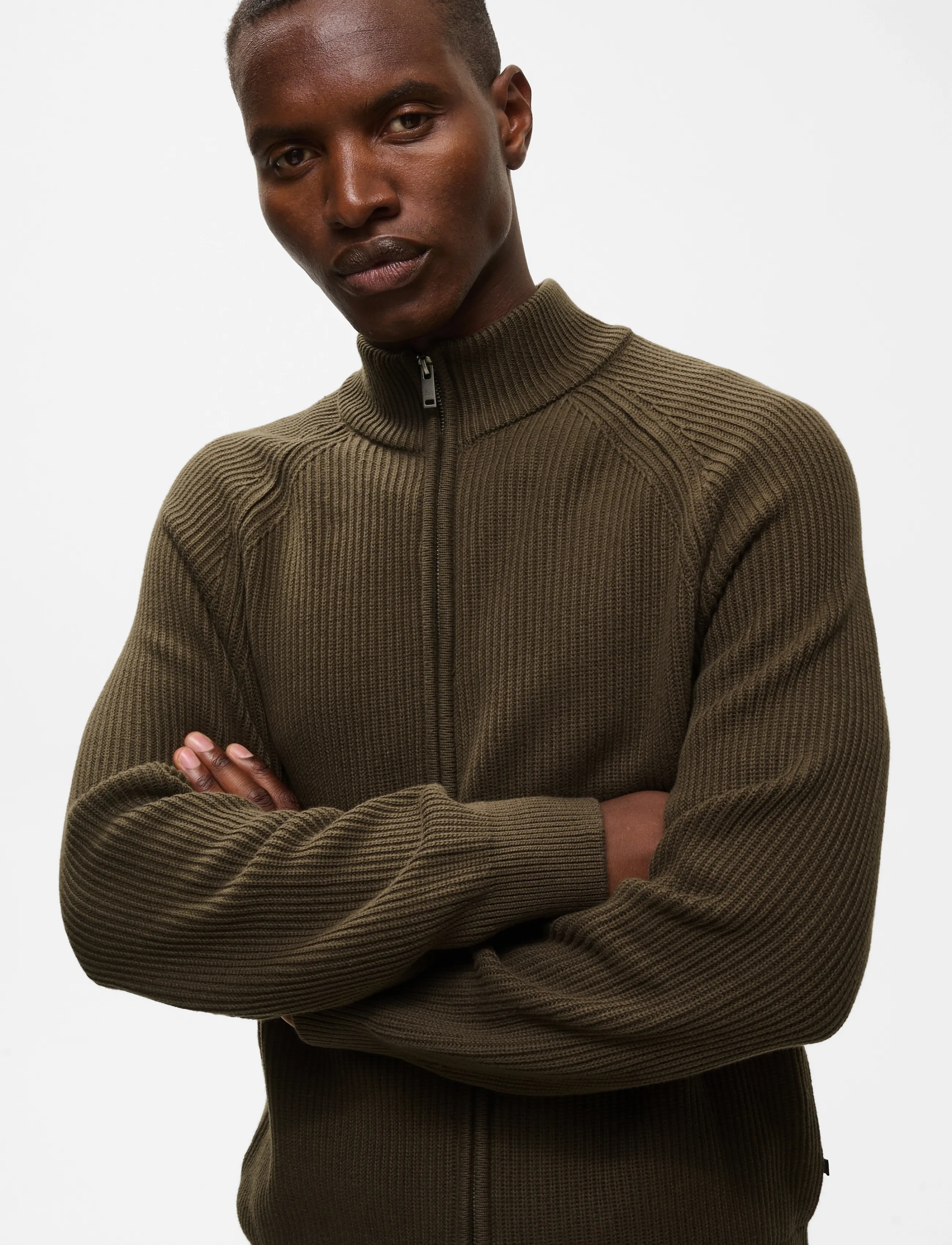 Matinique - MAhellson C - fullzip strik - turkish coffee - 5