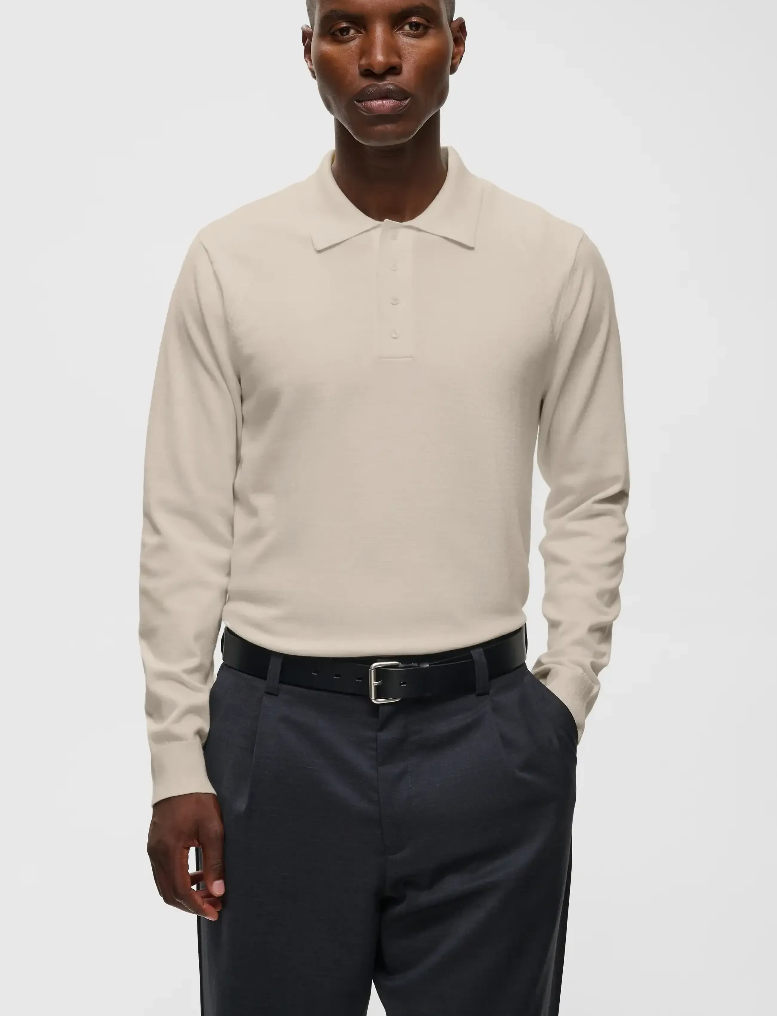 Matinique MAkerone N - Polostrik - OFF WHITE MELANGE / cream