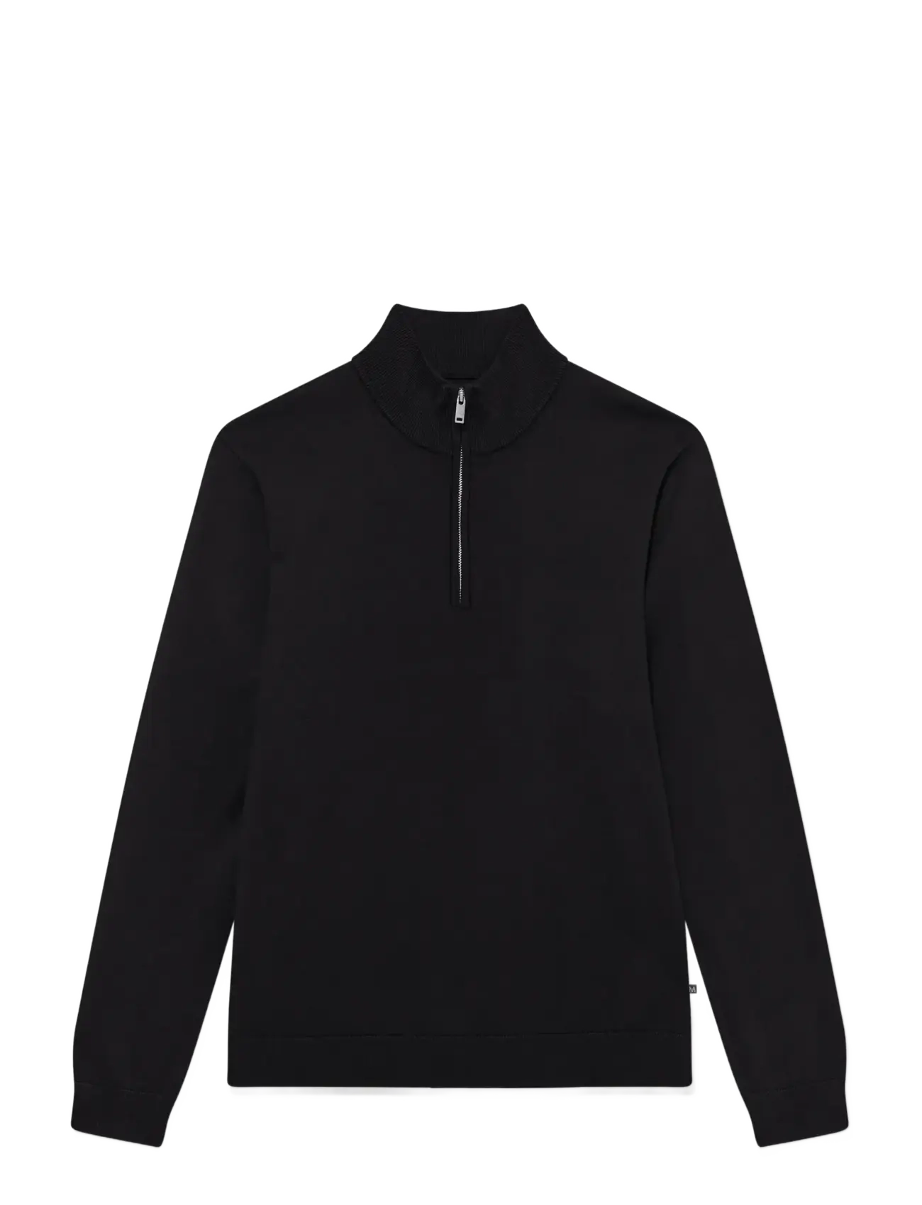 Matinique MAkerome Z - Pullover mit halbem Reißverschluss - BLACK / black