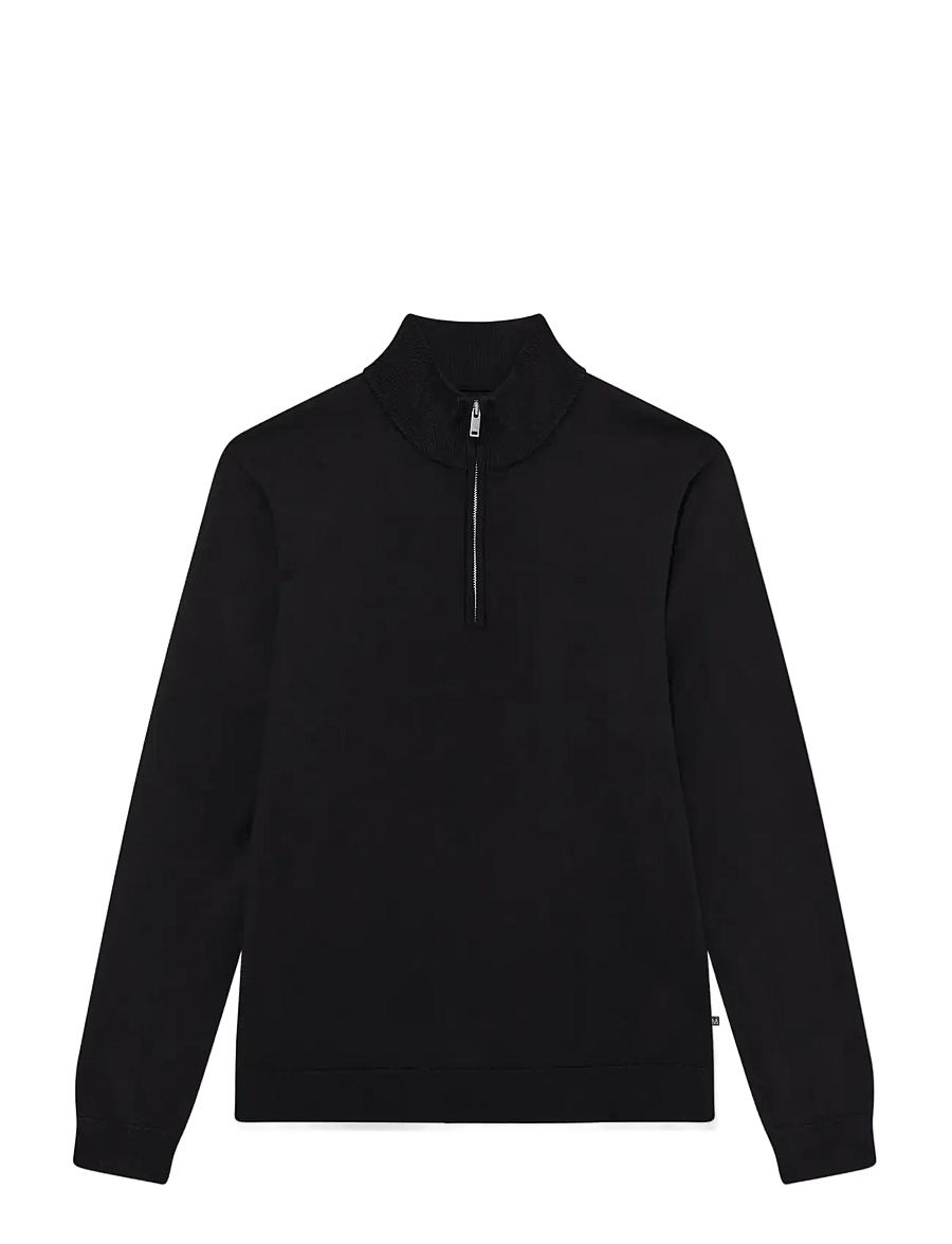 Matinique - MAkerome Z - pullover mit halbem reißverschluss - black - 1